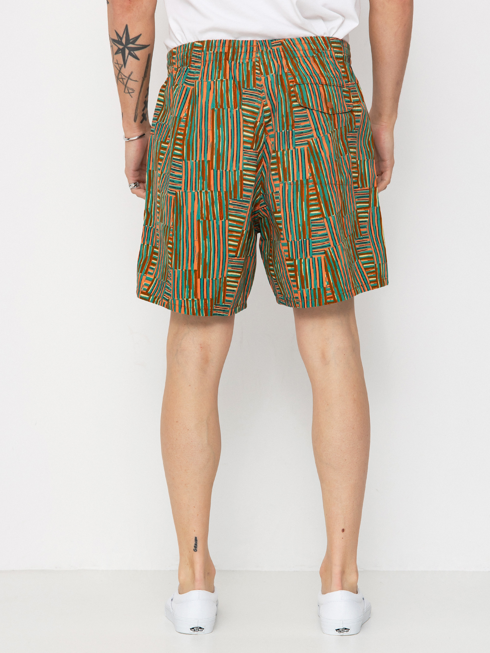 Kraťasy Patagonia Funhoggers (quilty fitz/heartleaf green)