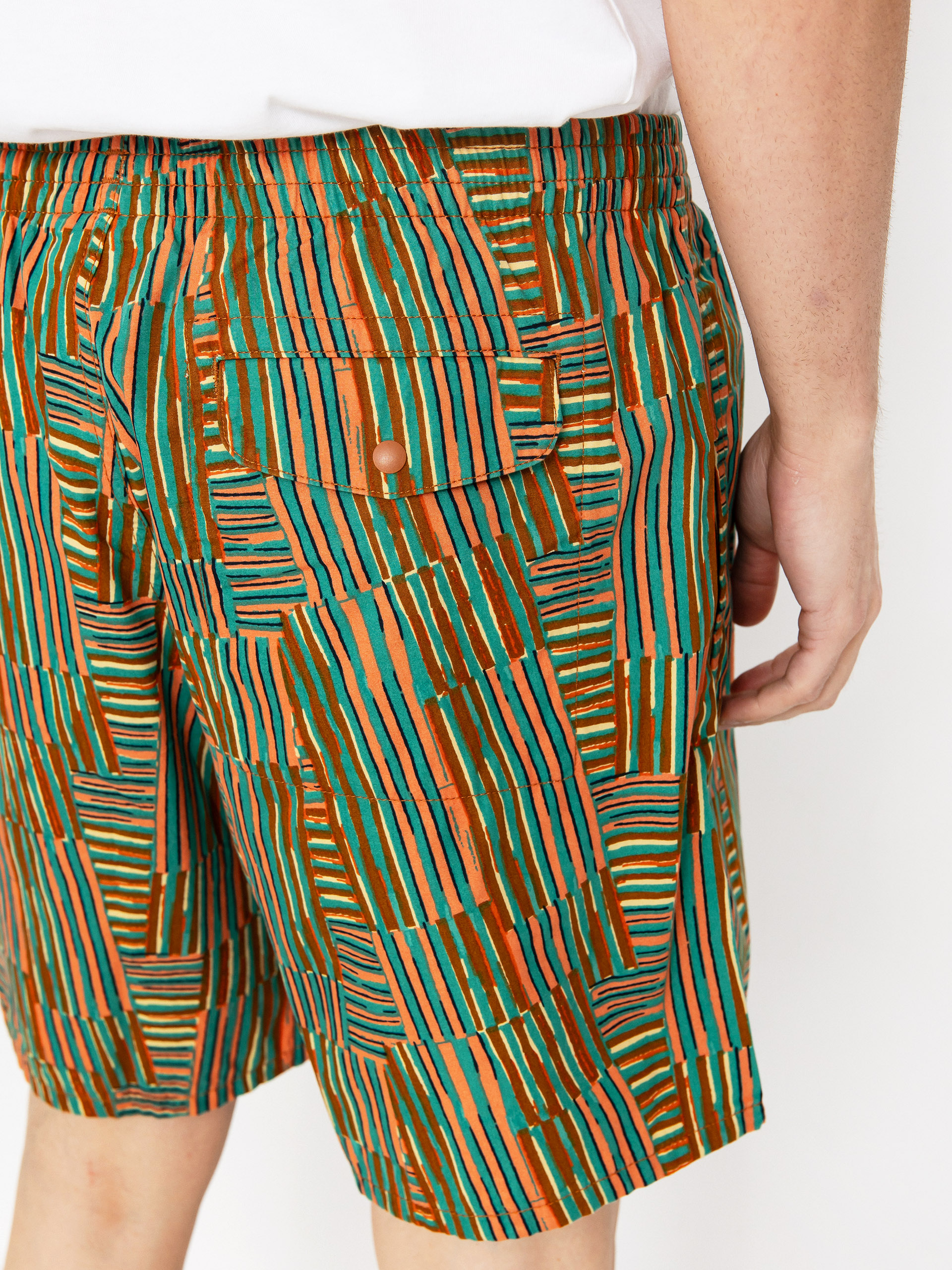 Kraťasy Patagonia Funhoggers (quilty fitz/heartleaf green)