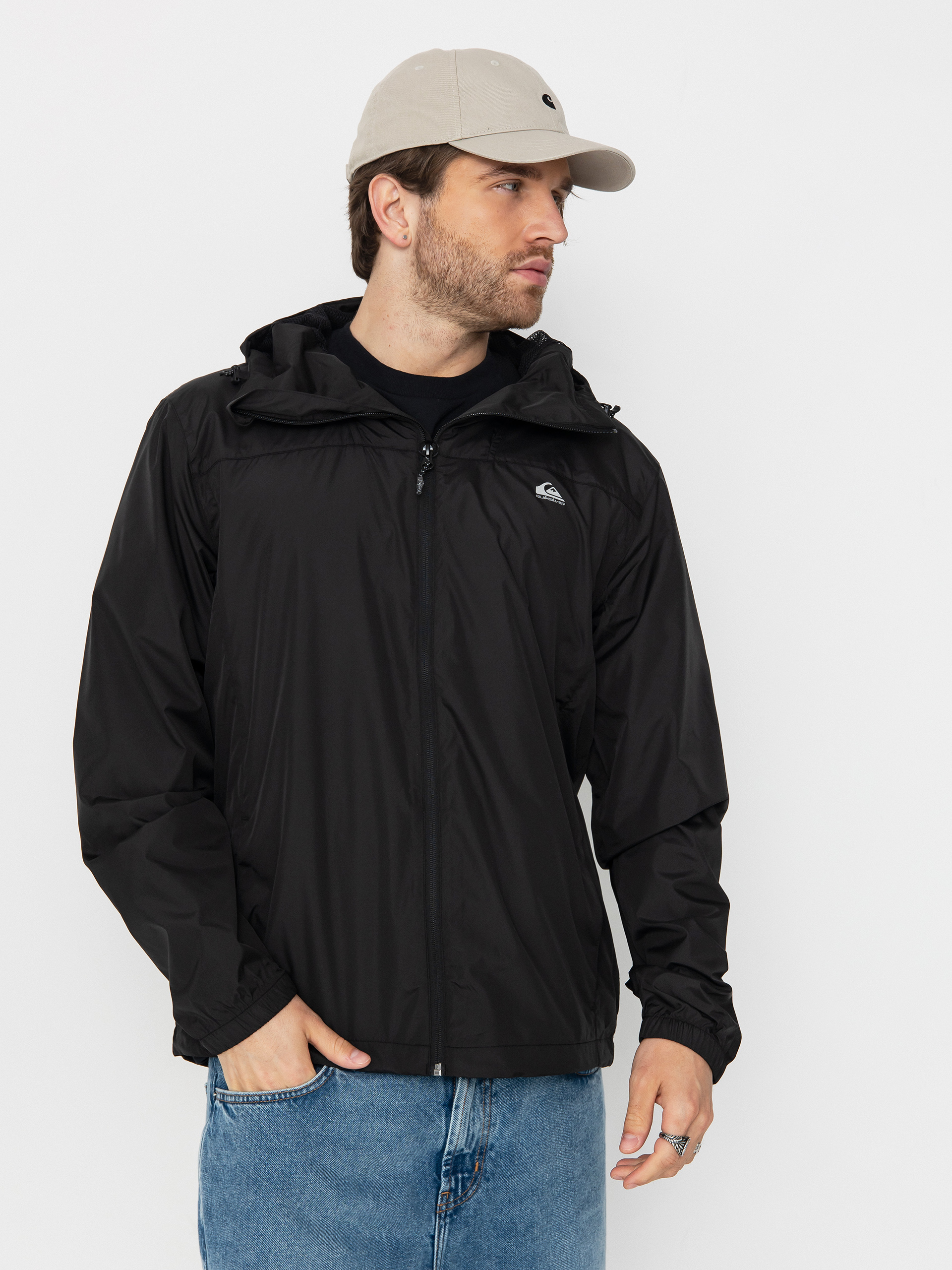 Bunda Quiksilver Overcast Windbreaker (black)