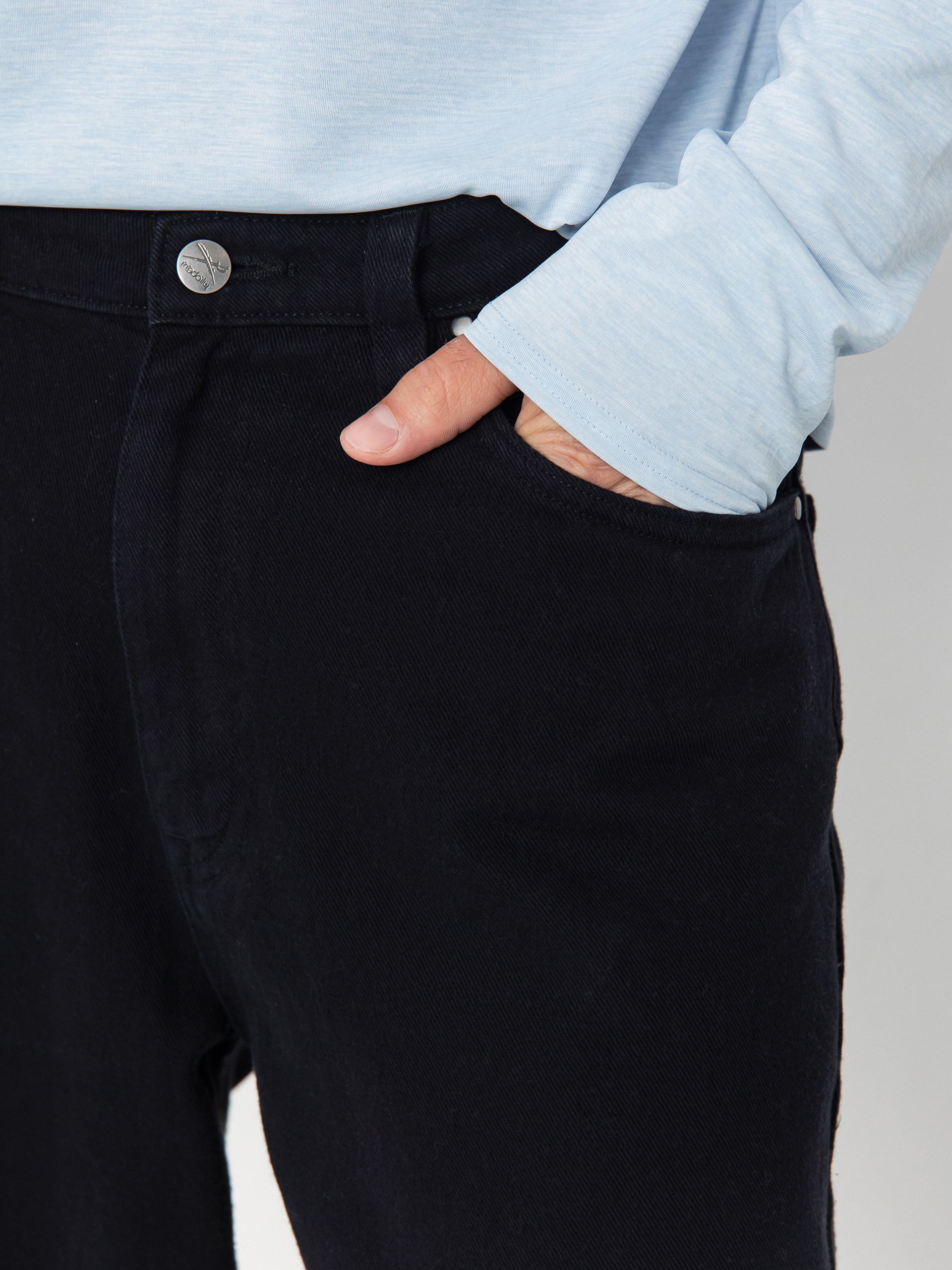 Nohavice Iriedaily Nanolo (black)