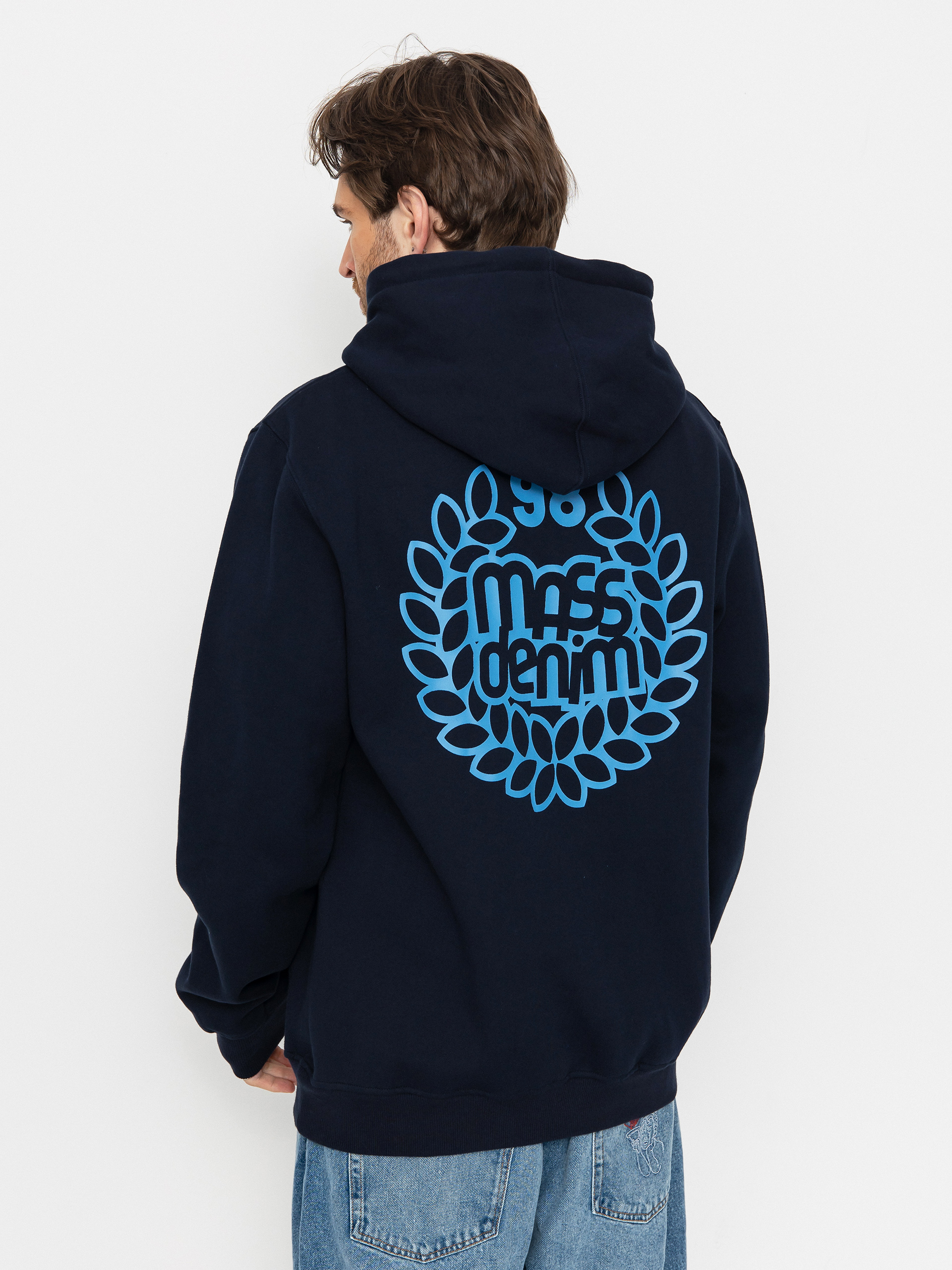 Mikina s kapucňou MassDnm Base Back HD (navy)