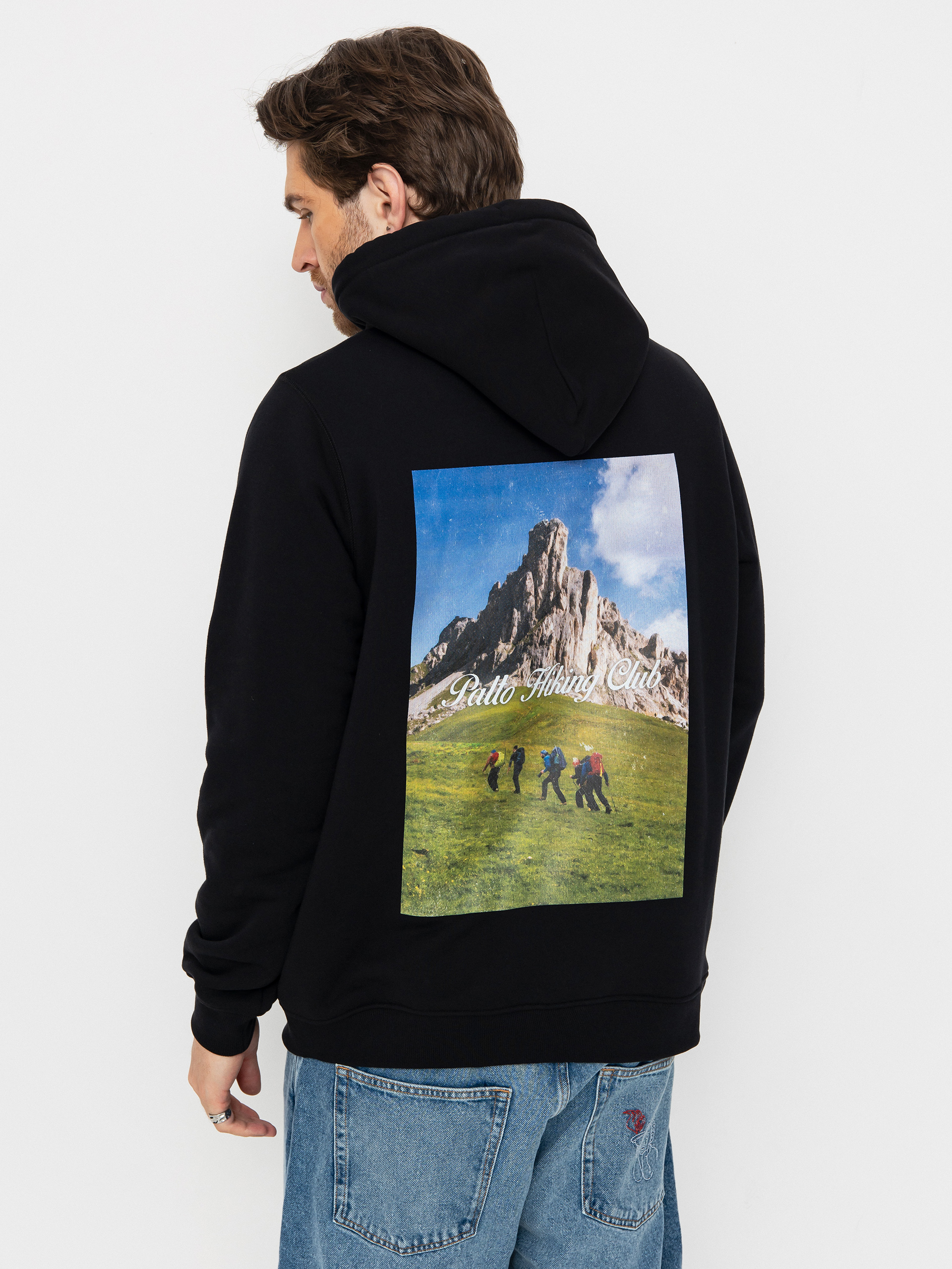 Mikina s kapucňou Palto Hiking Club HD (black)