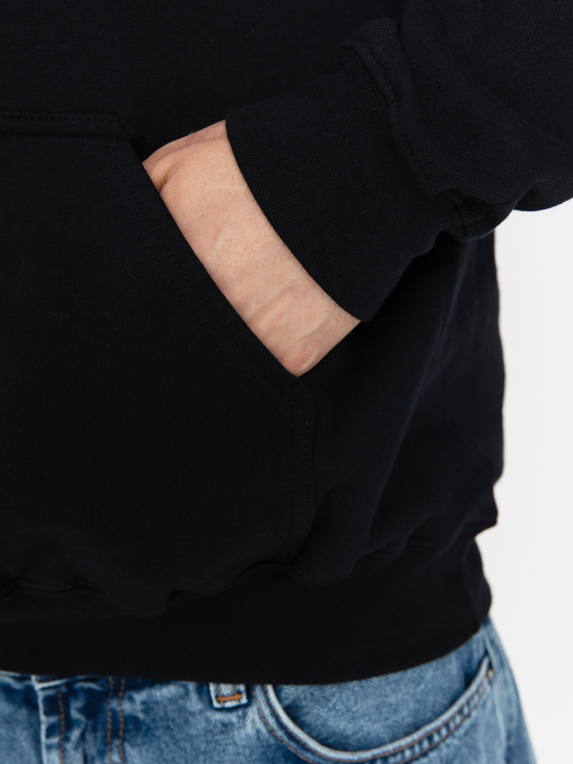 Mikina s kapucňou Emerica Triangle HD (black)