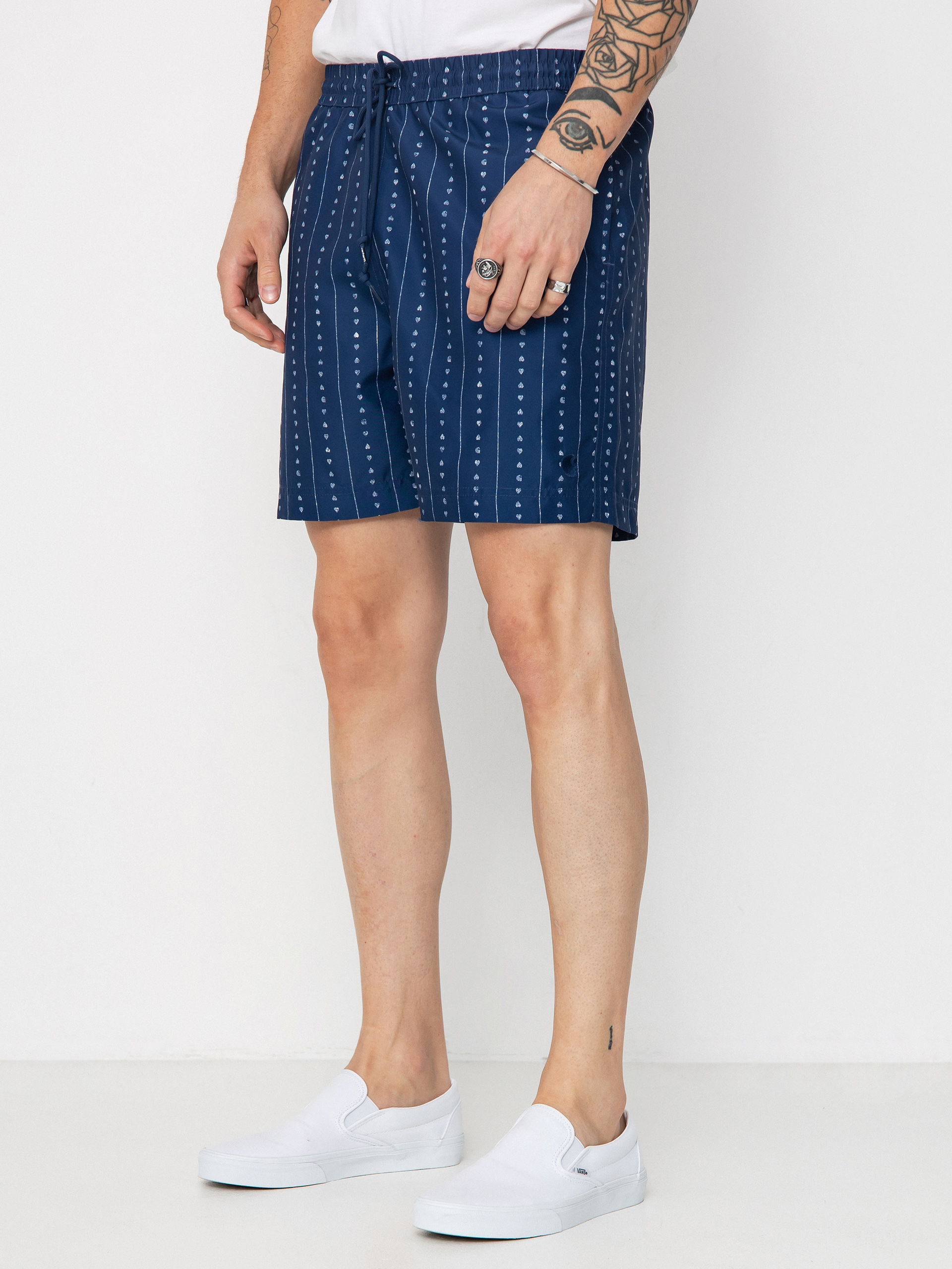 Kraťasy Carhartt WIP Chase Swim (heart c pinstripe/ink/natural)