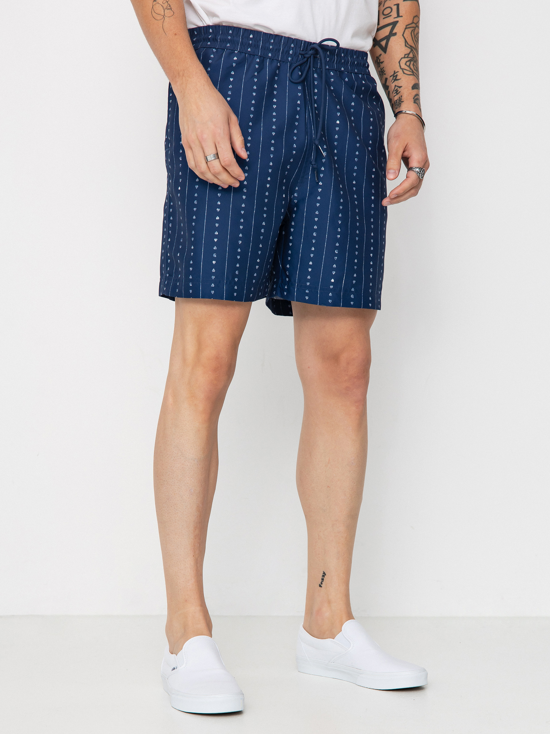 Kraťasy Carhartt WIP Chase Swim (heart c pinstripe/ink/natural)