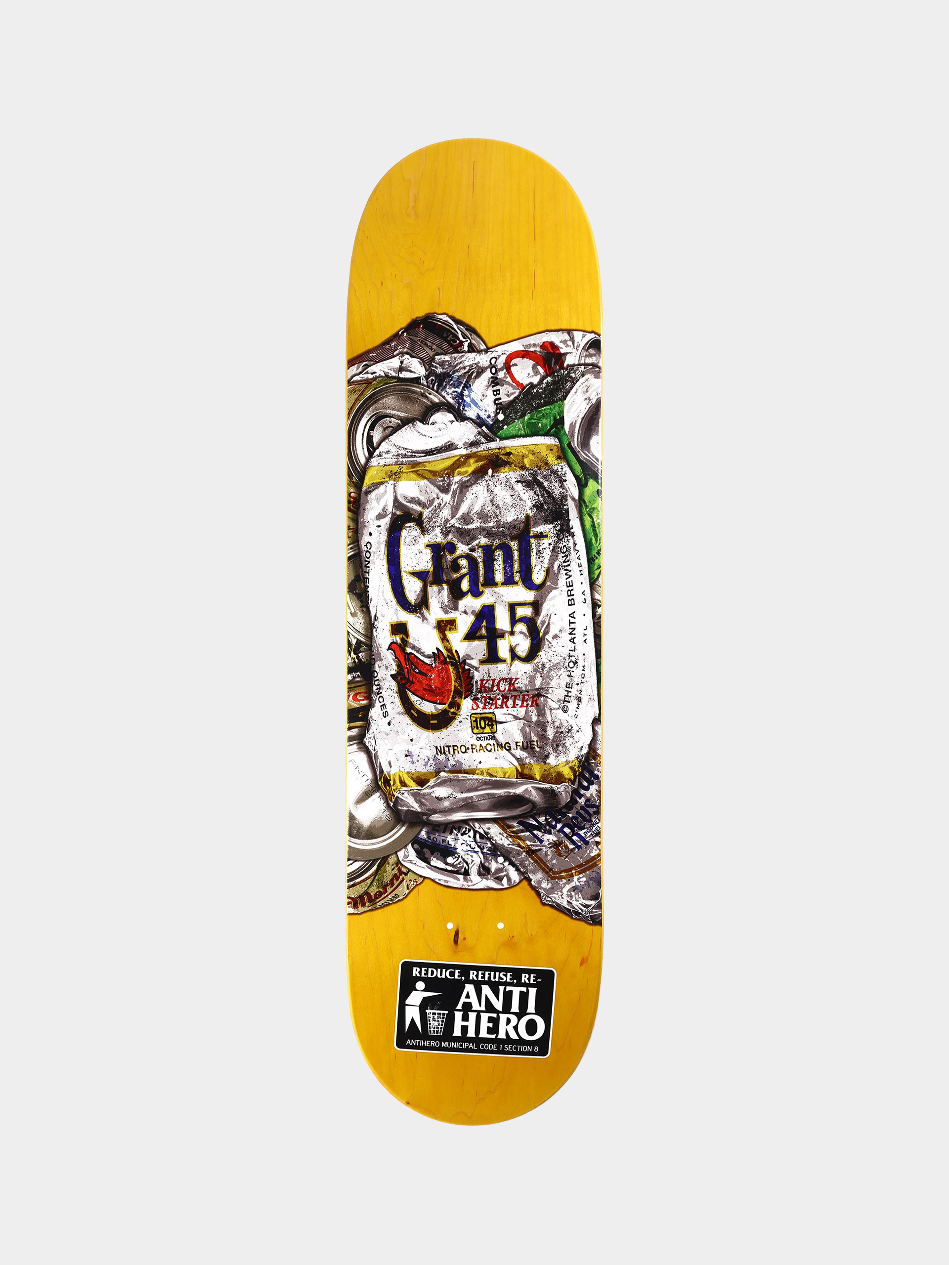 Doska Antihero Grant Refuse (yellow)