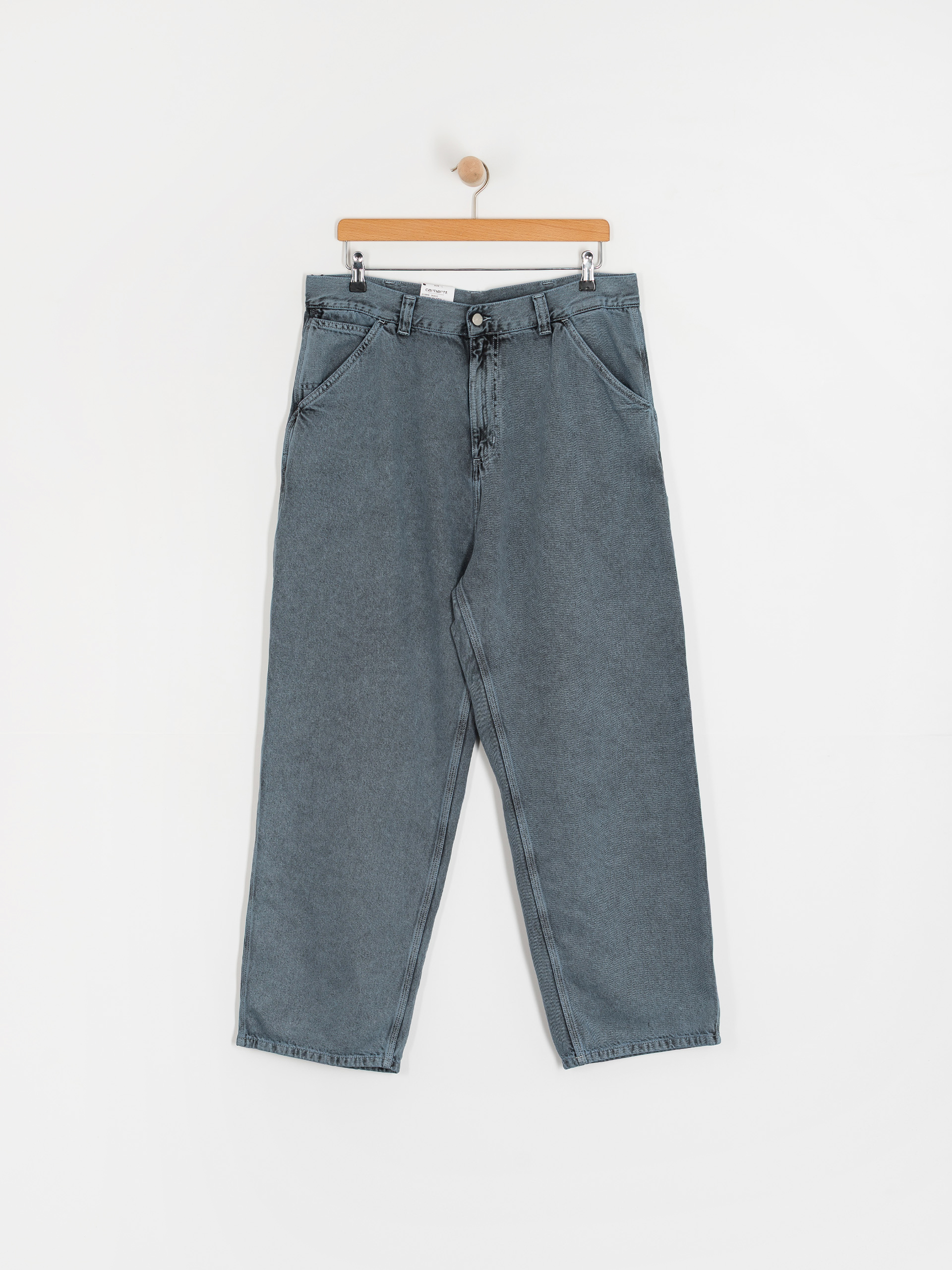 Nohavice Carhartt WIP OG Single Knee (black/blue fog/garment dyed)