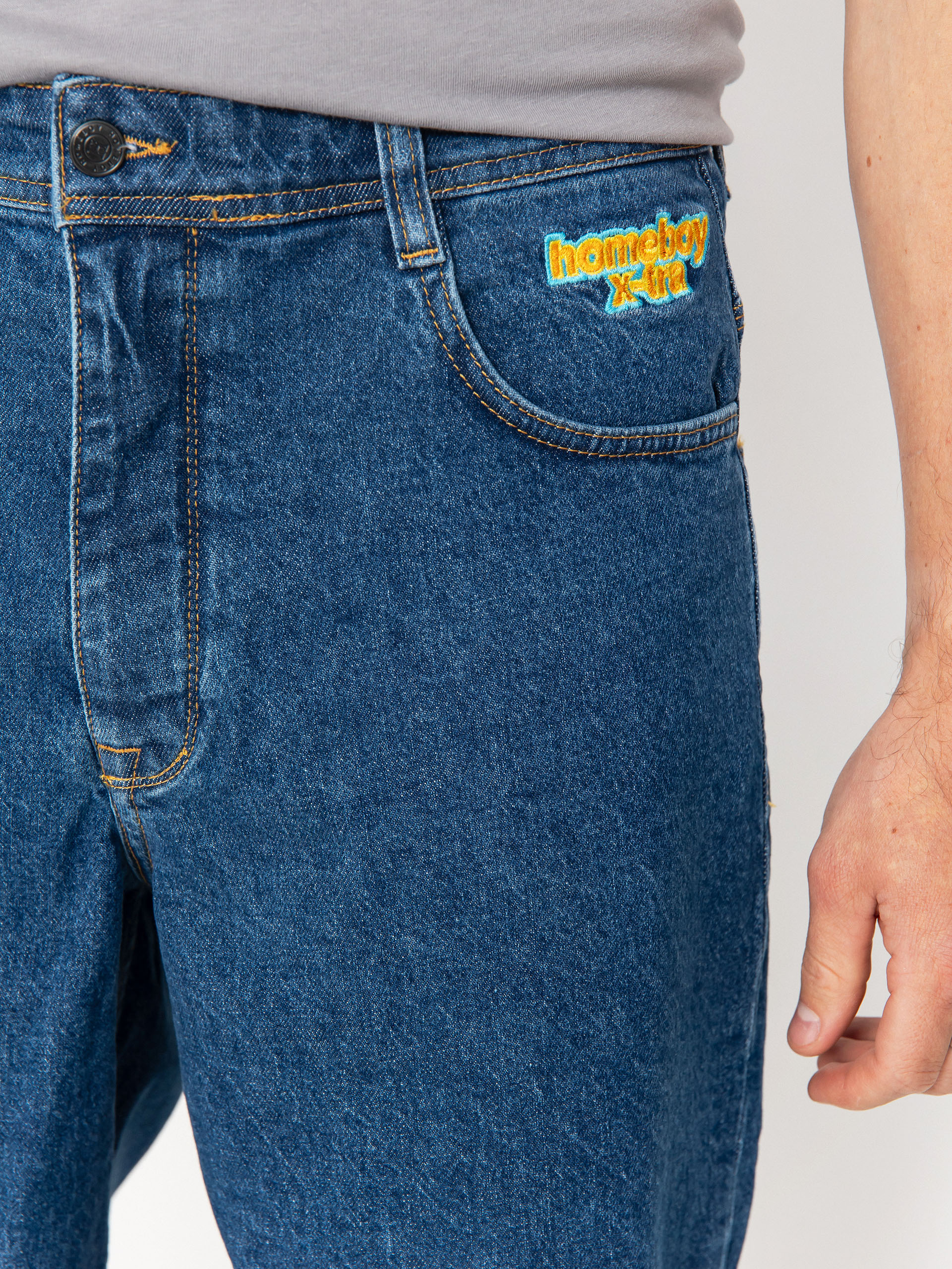 Kraťasy Homeboy X Tra Baggy (washed blue)