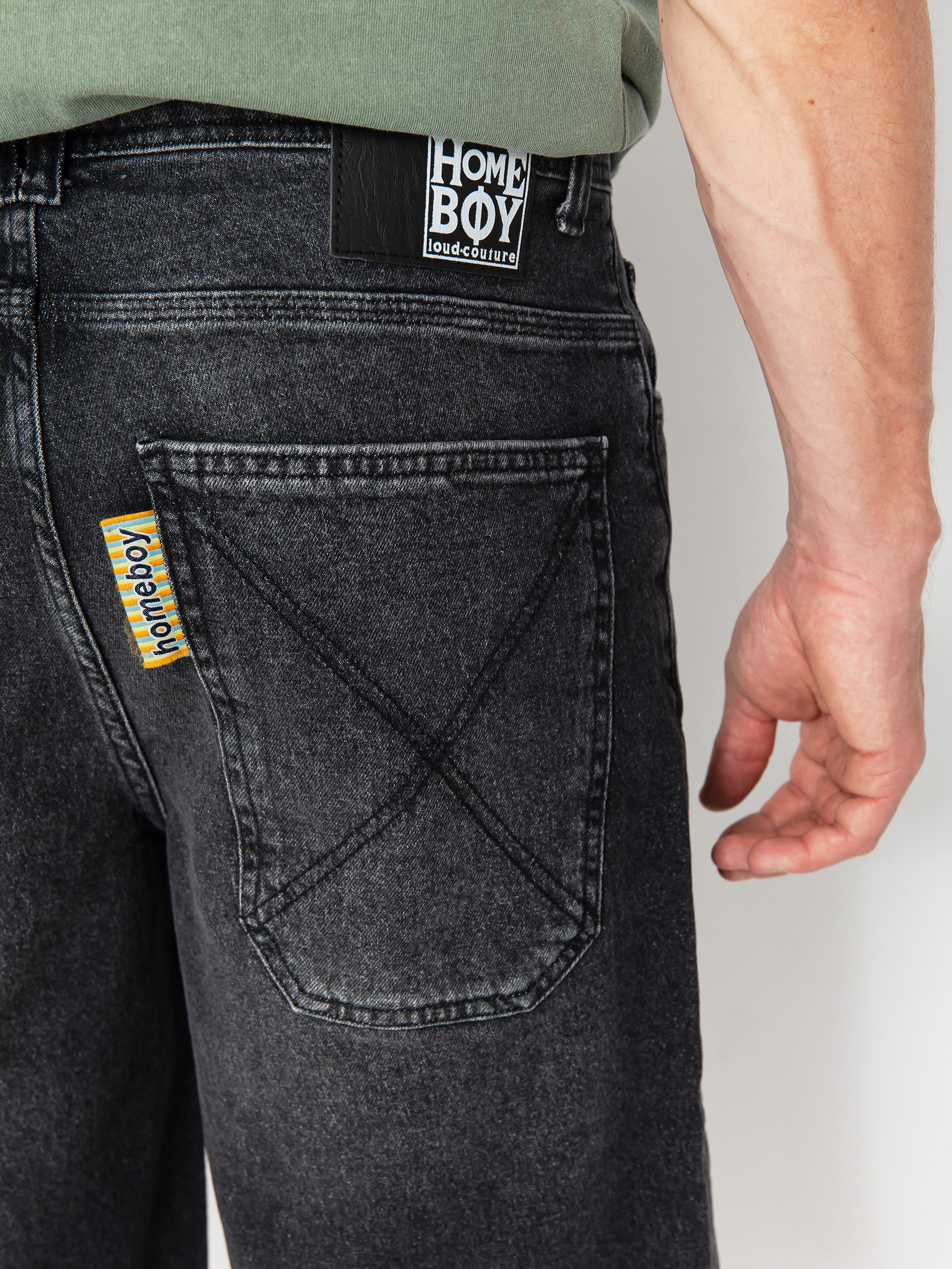 Kraťasy Homeboy X Tra Baggy Vintage (vintage black)