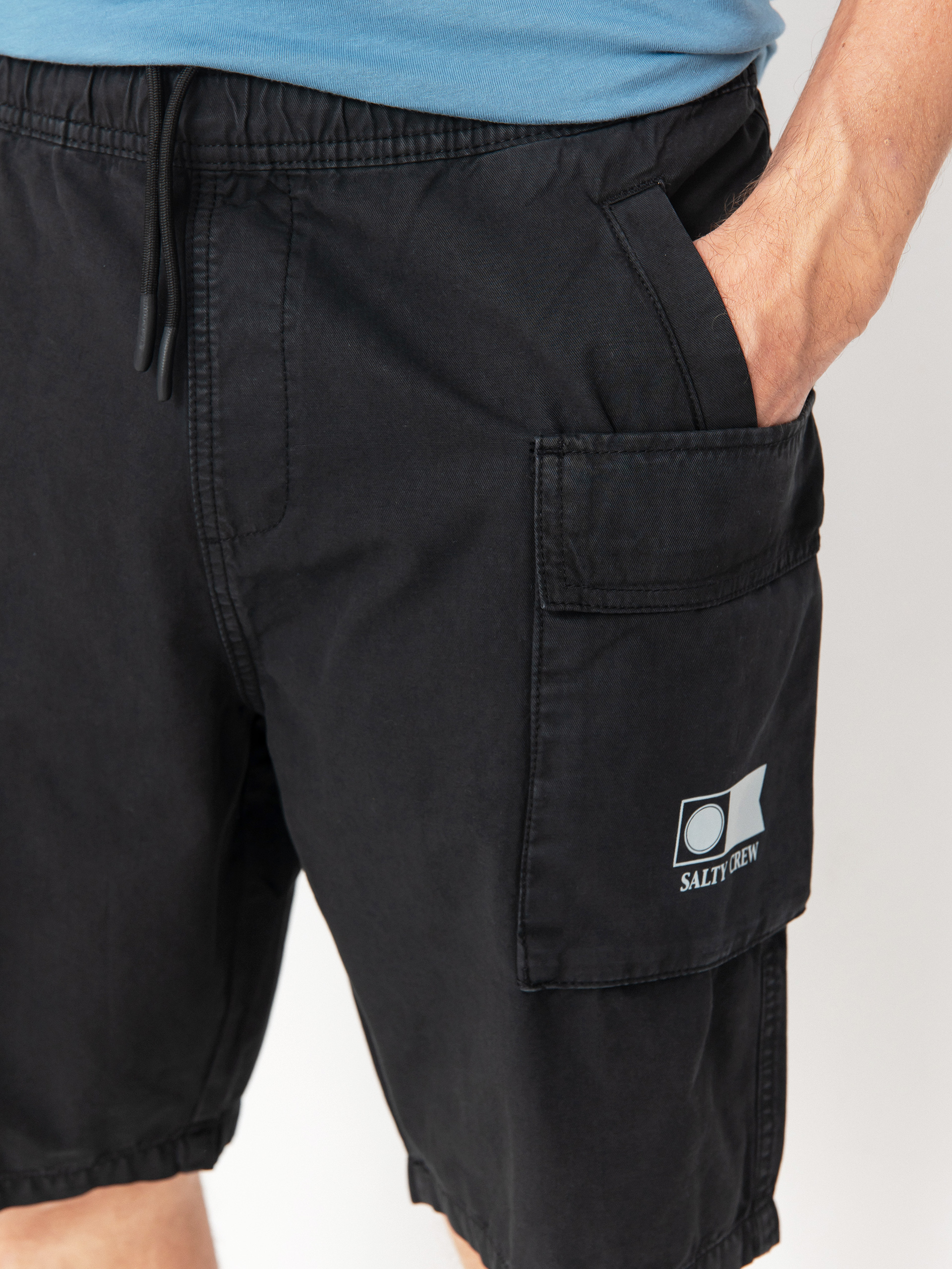 Kraťasy Salty Crew Unit Cargo (black)