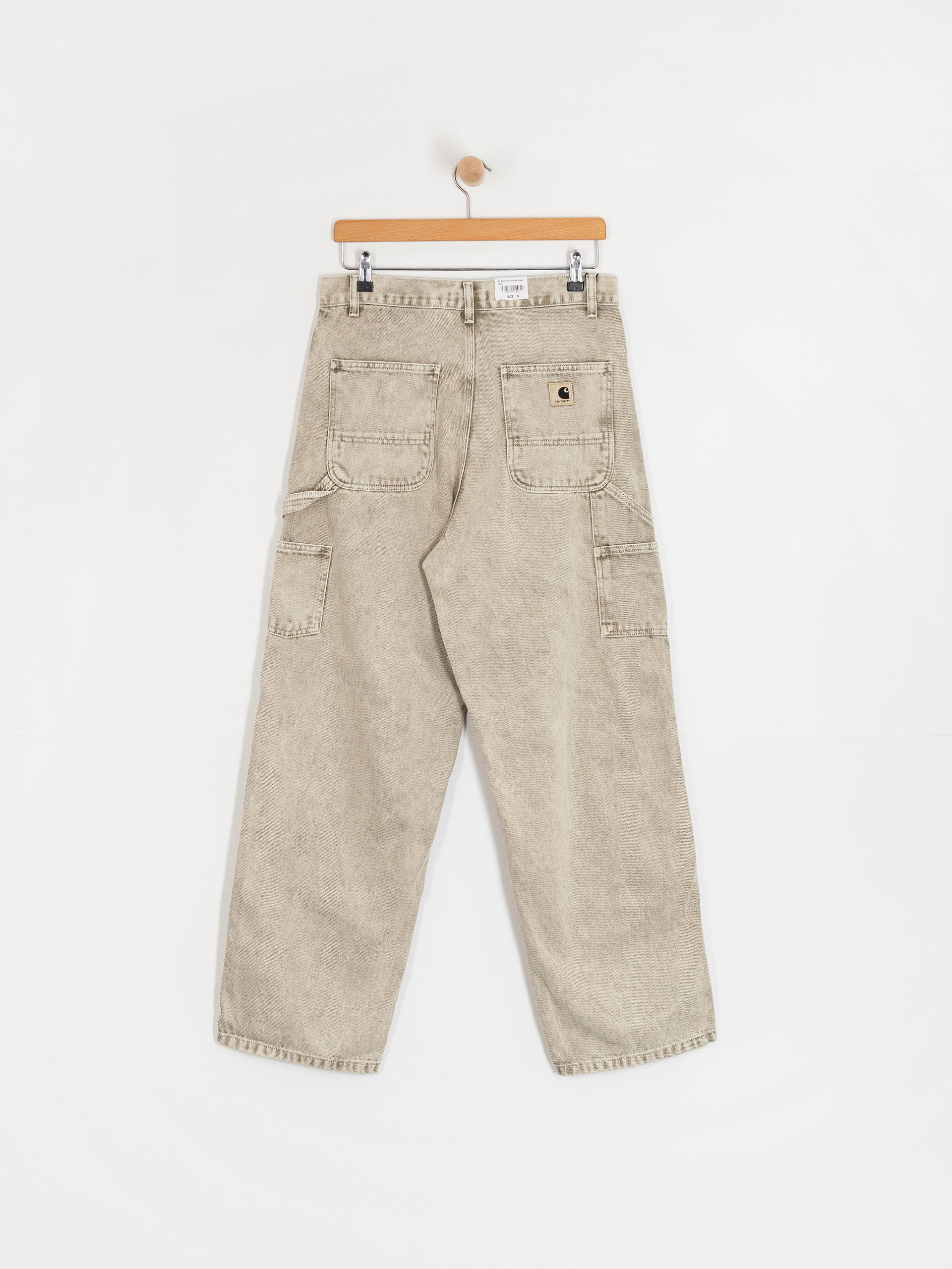 Nohavice Carhartt WIP Brandon Double Knee Wmn (opuntia/chalk wash)