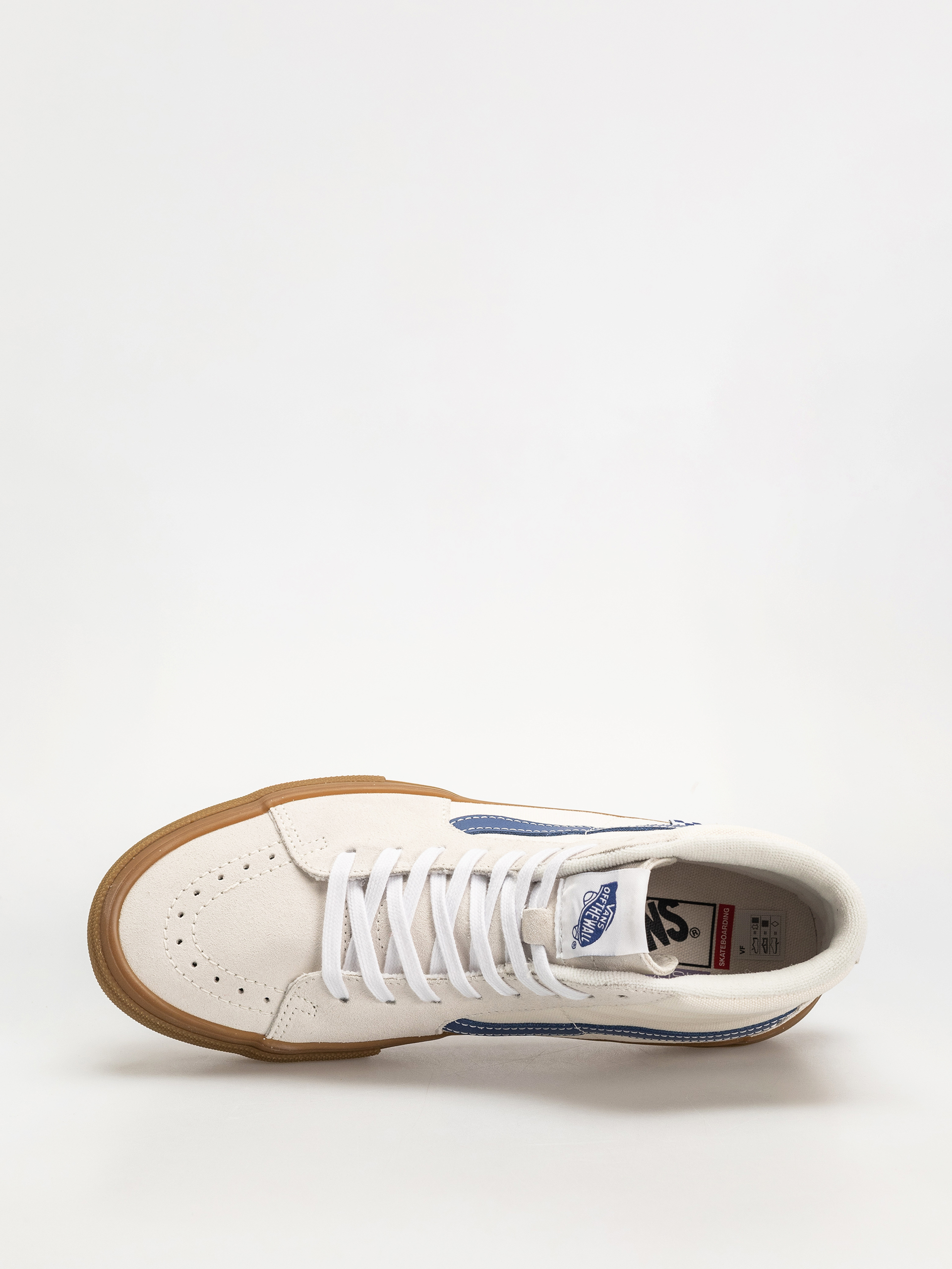 Topánky Vans Skate Sk8 Hi (marshmallow/blue/gum)