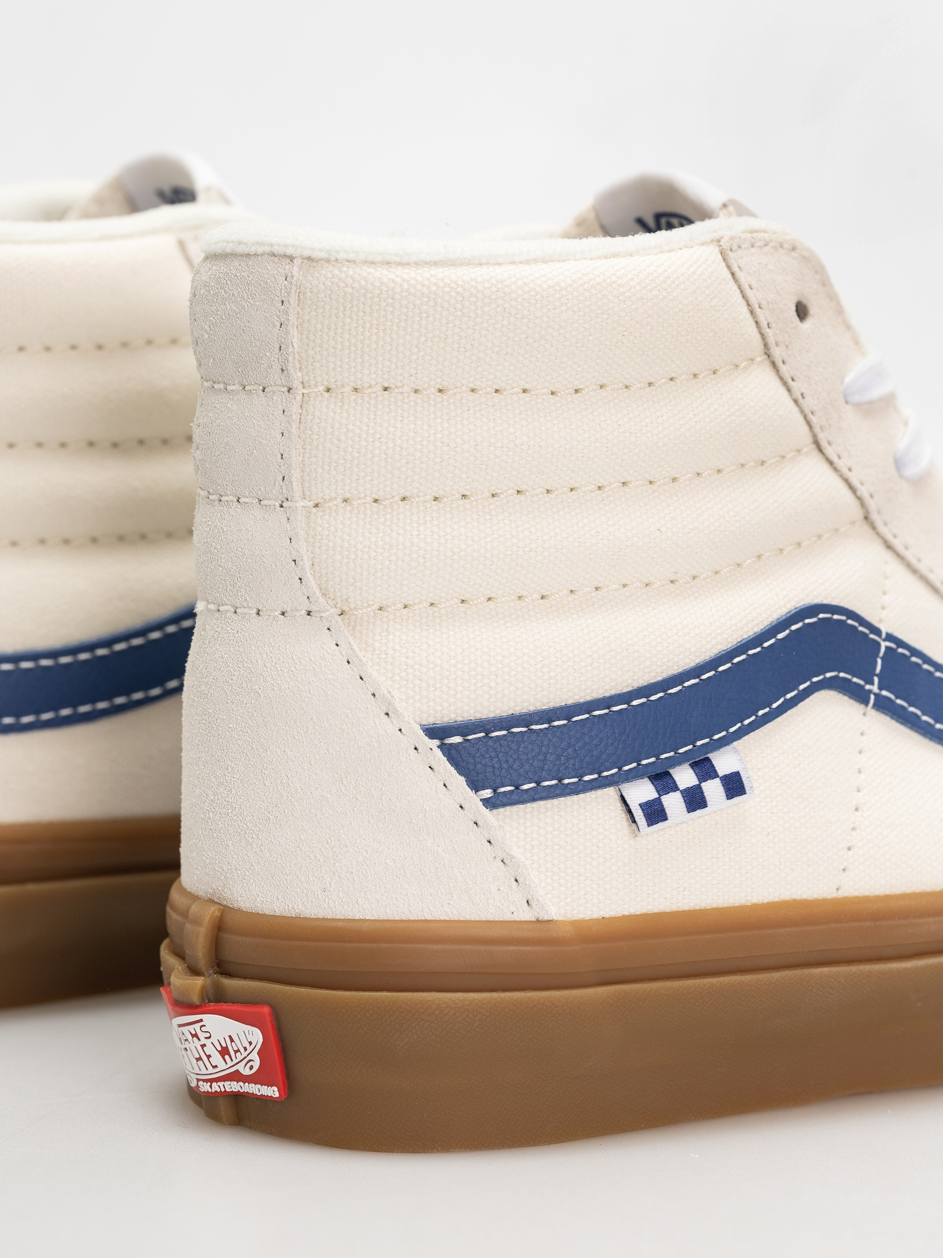 Topánky Vans Skate Sk8 Hi (marshmallow/blue/gum)
