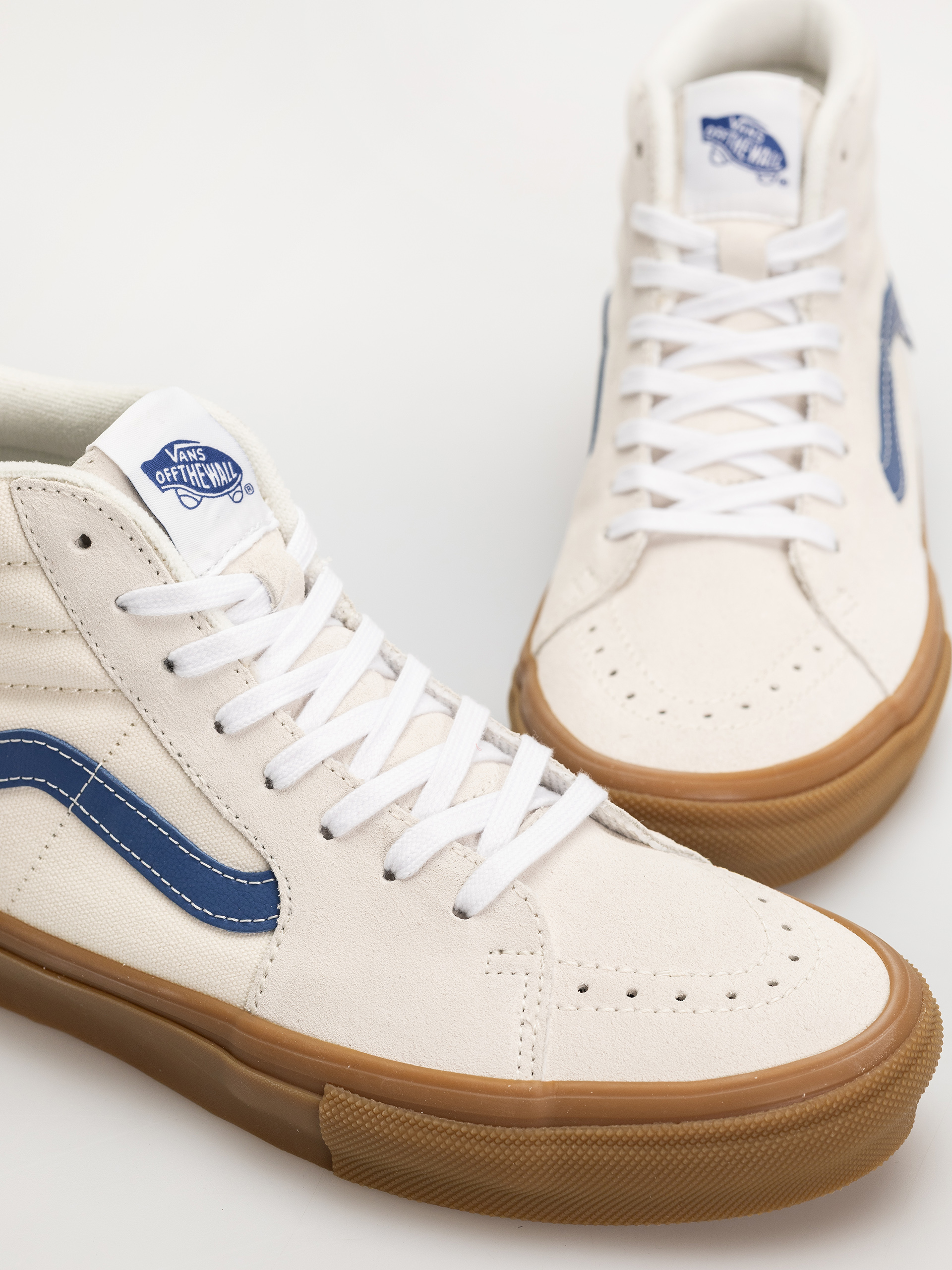 Topánky Vans Skate Sk8 Hi (marshmallow/blue/gum)