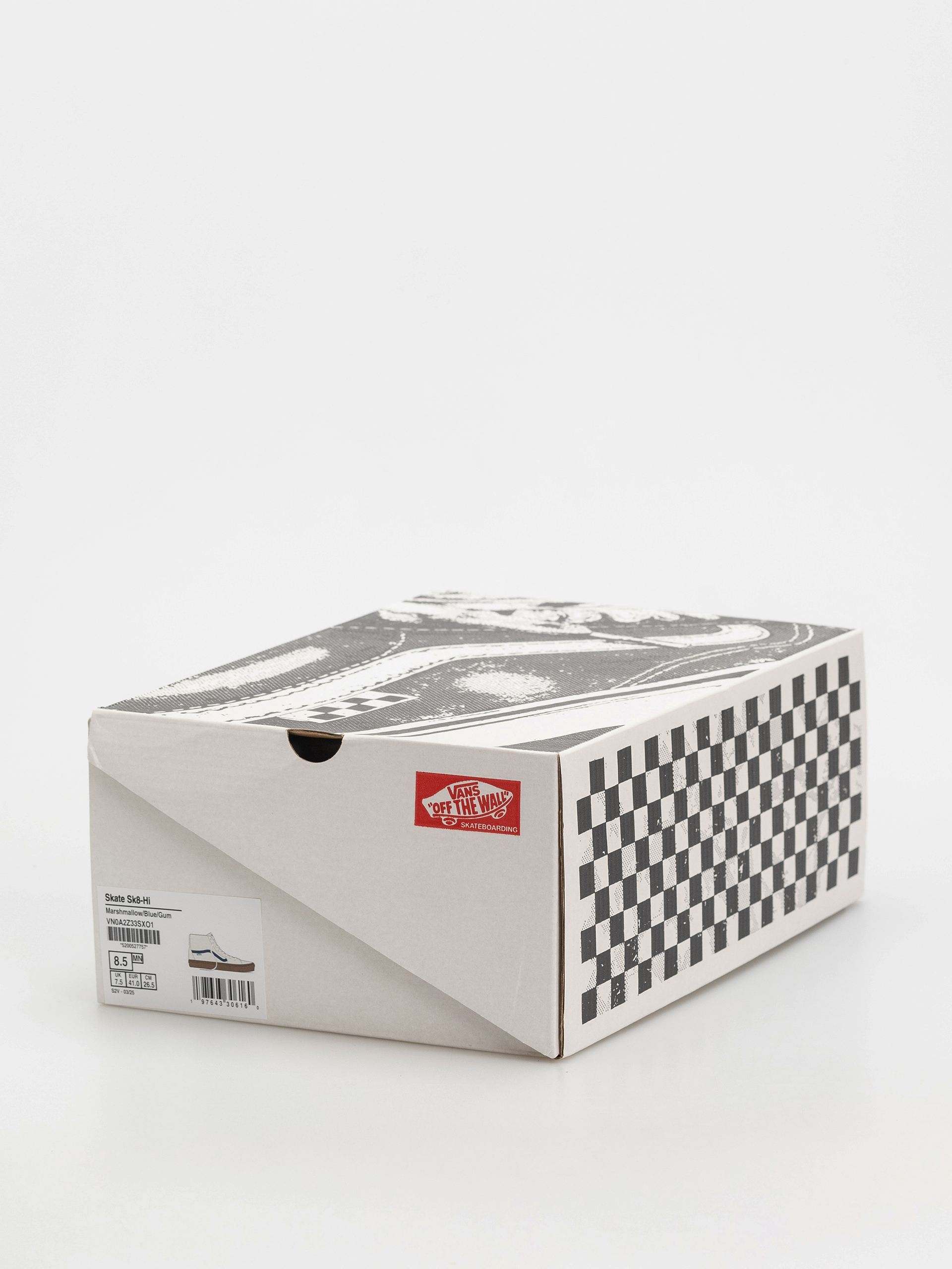 Topánky Vans Skate Sk8 Hi (marshmallow/blue/gum)