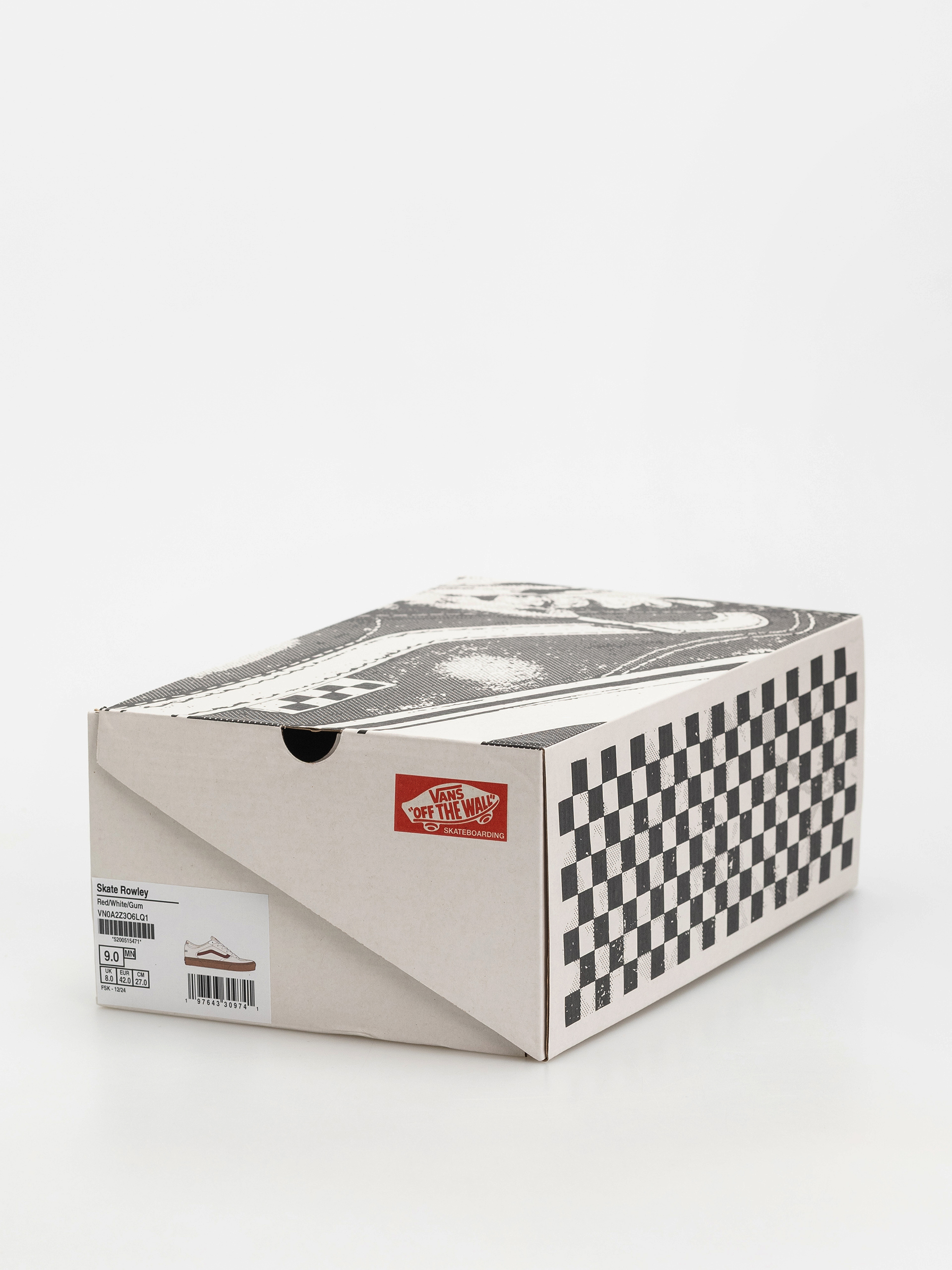 Topánky Vans Skate Rowley (red/white/gum)