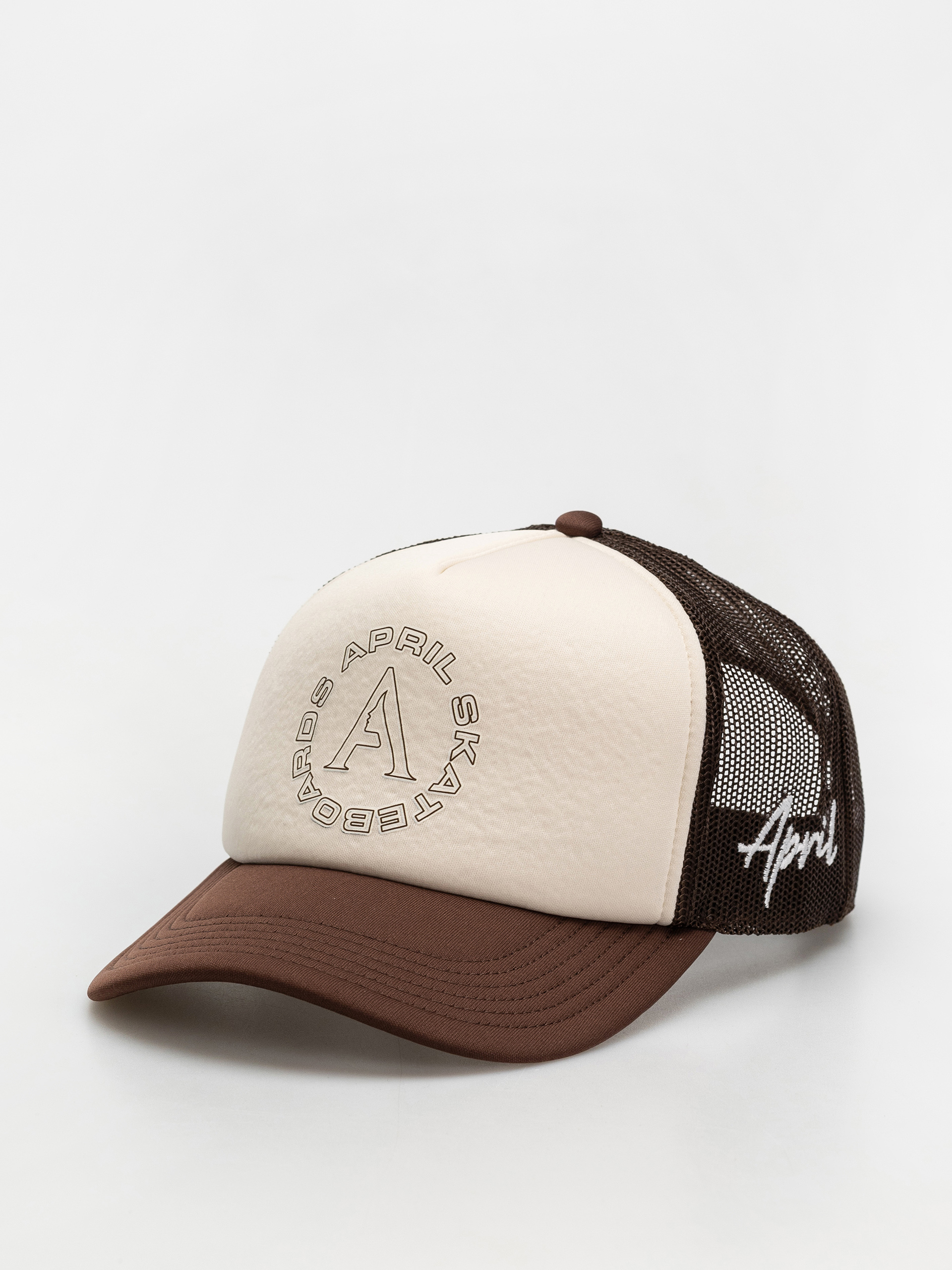 Šiltovka April Skateboards Full Circle Trucker (brown)