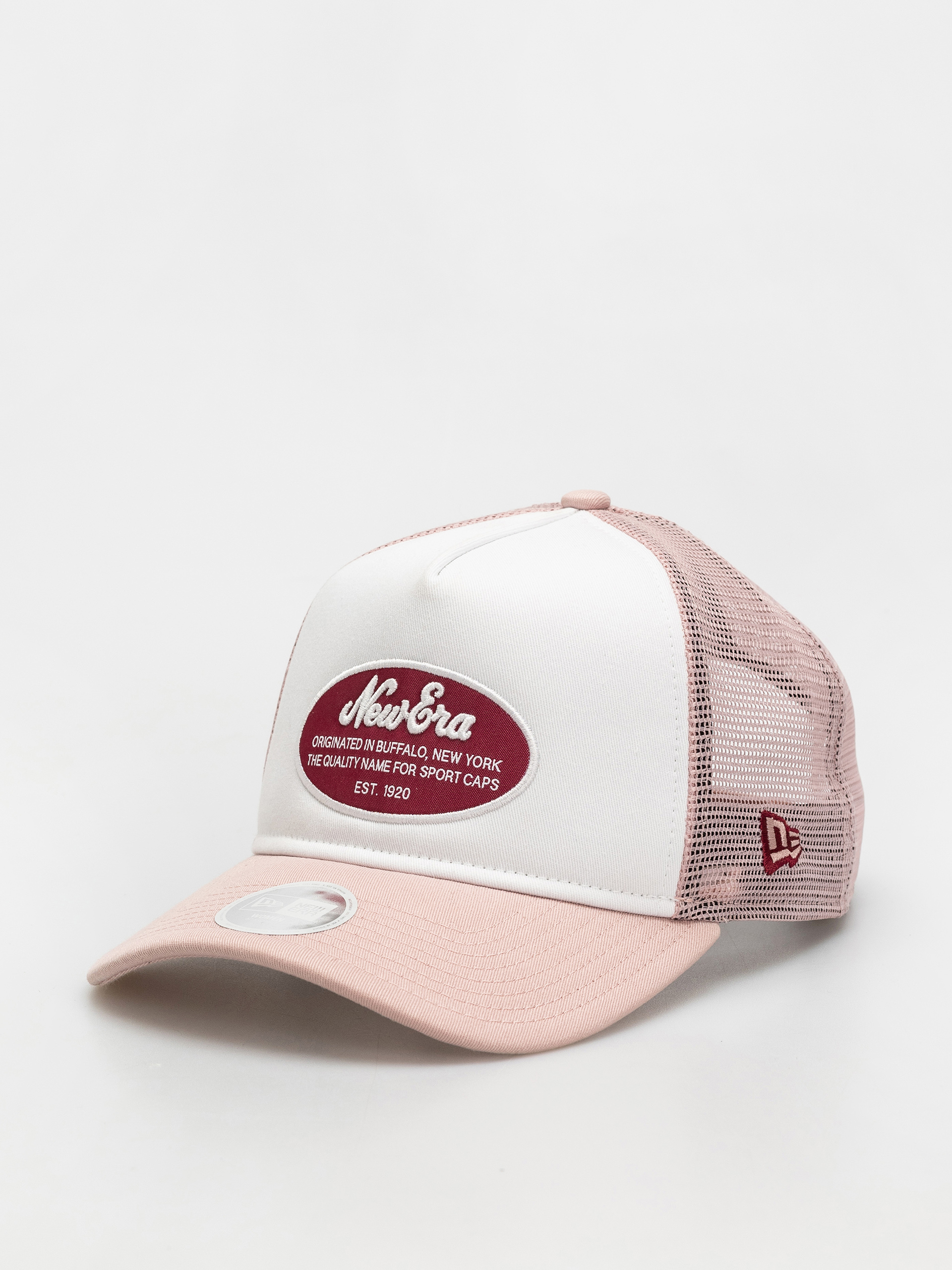 Šiltovka New Era Oval Patch Trucker Wmn (pink/white)