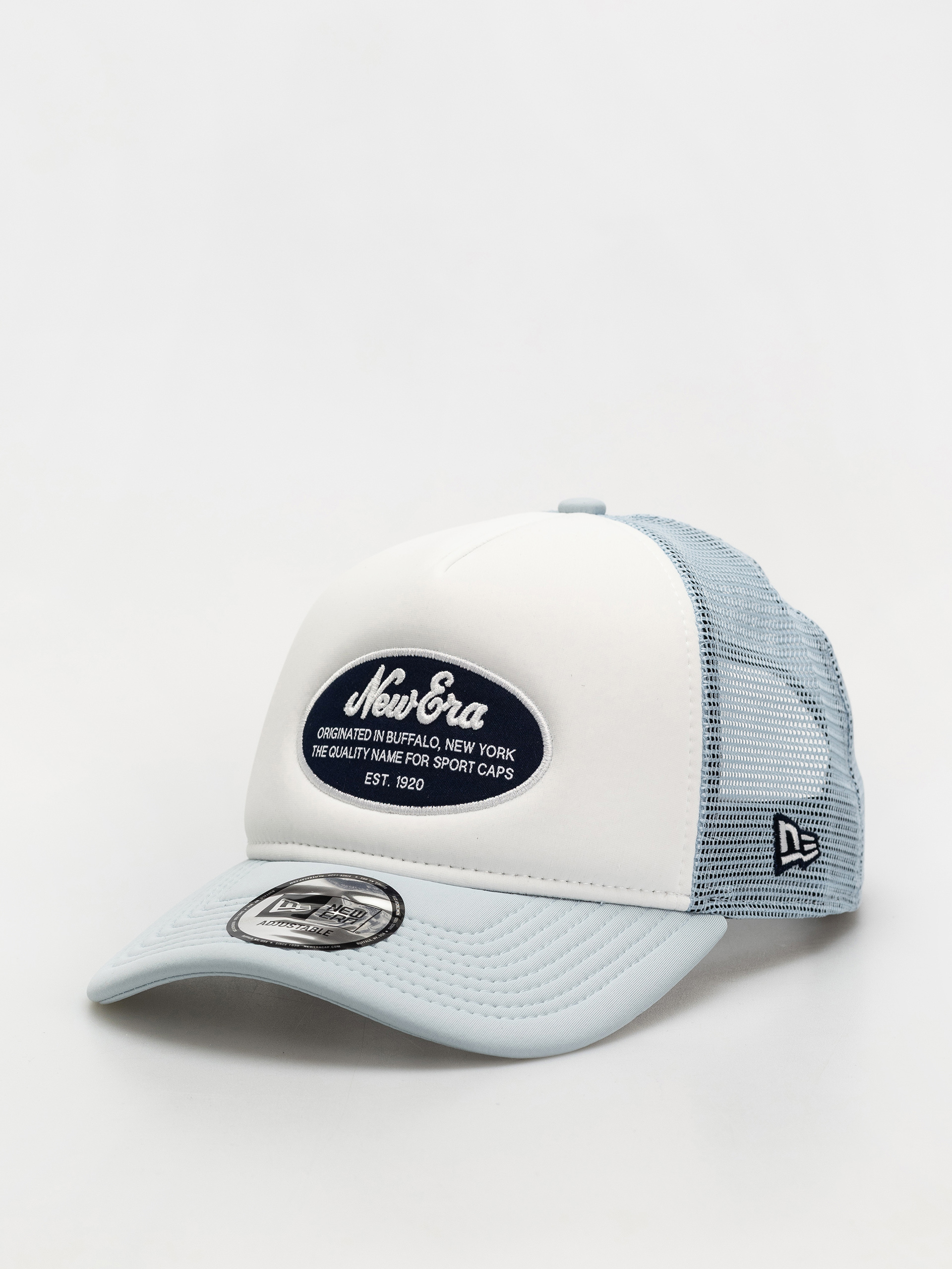 Šiltovka New Era Oval Foam Patch Trucker (white/violet)