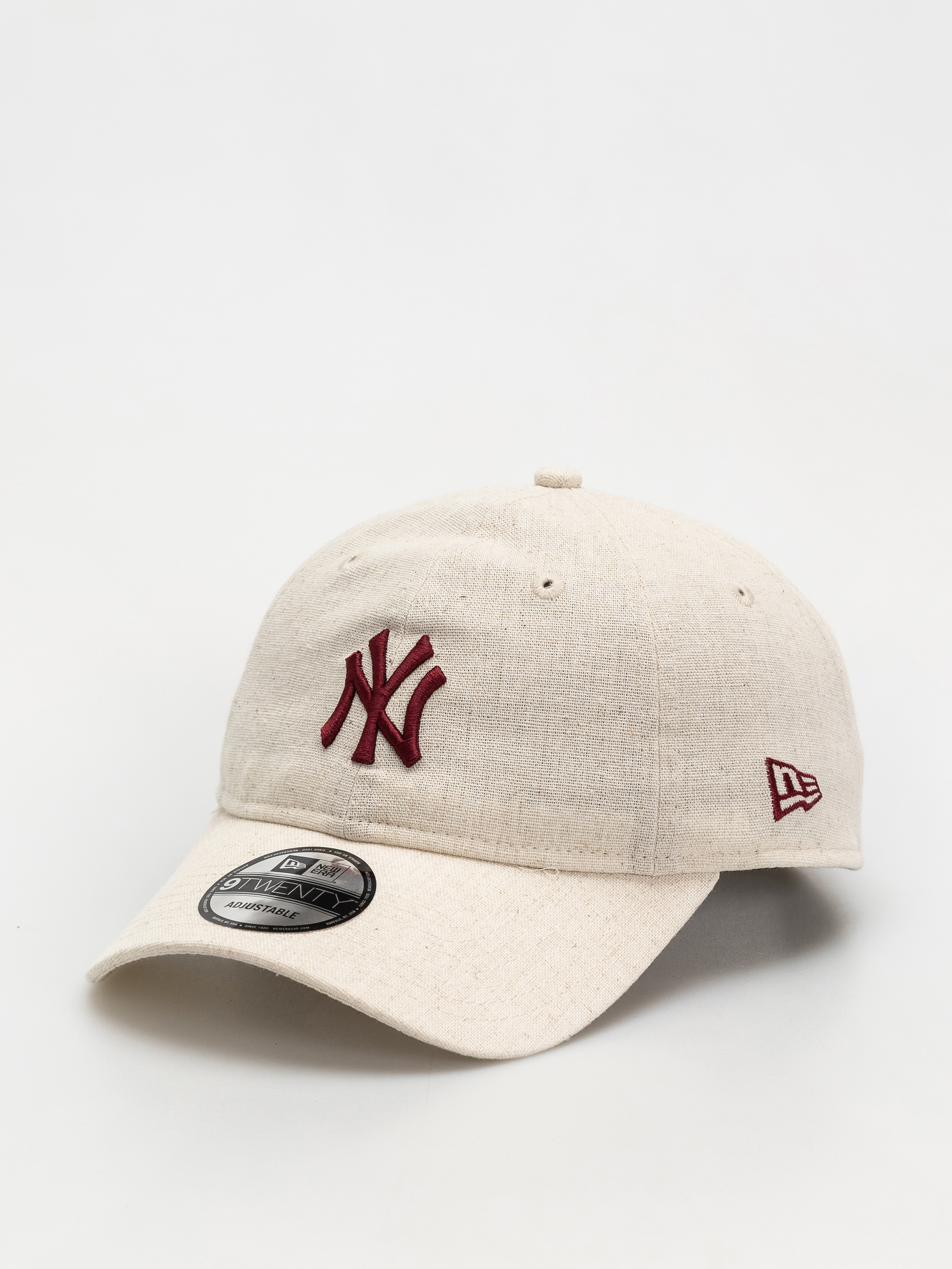 Šiltovka New Era Linen 9Twenty New York Yankees (stone chalk)