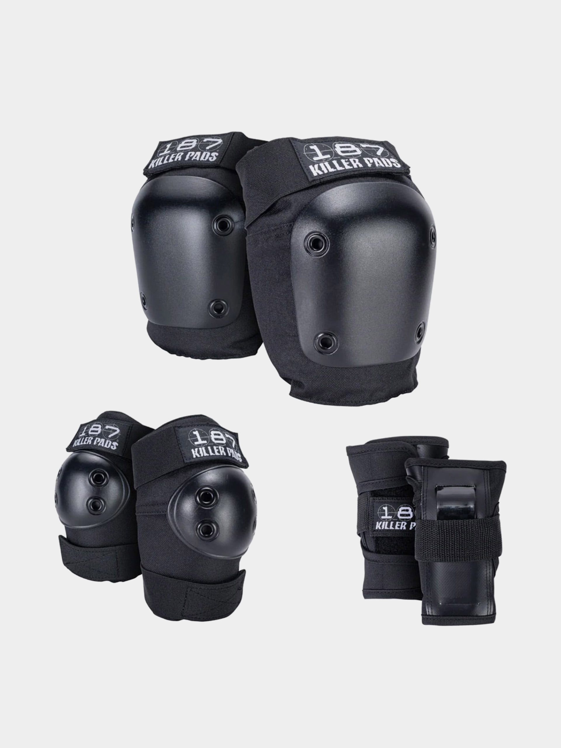 Chrániče 187 Killer Pads Adult Six Pack Set (black)
