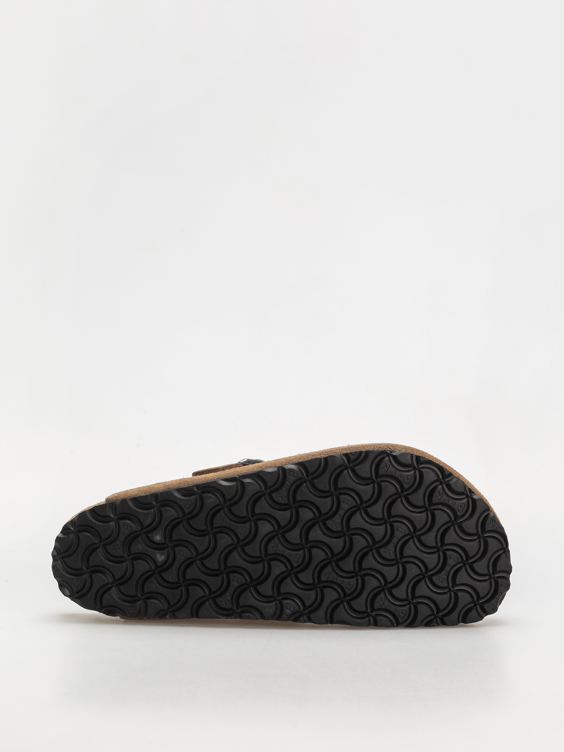 Šľapky Birkenstock Boston SFB Suede Leather Regular (dark tea)