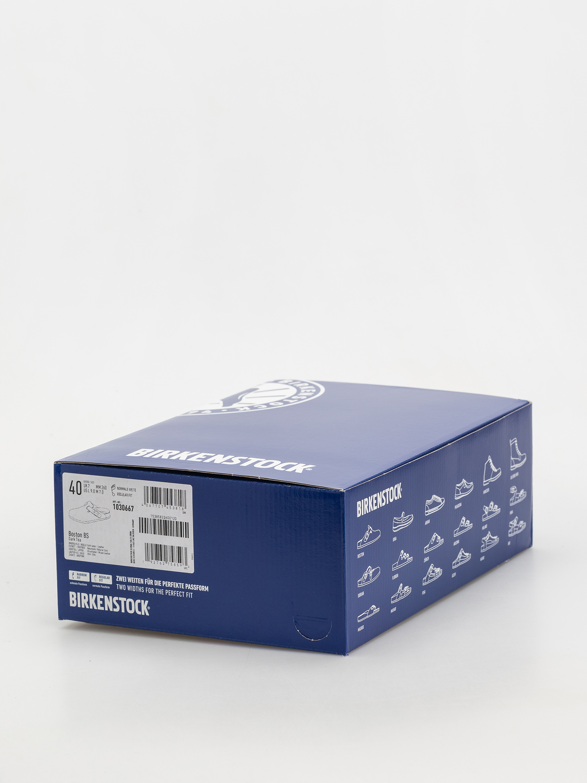 Šľapky Birkenstock Boston Suede & Oiled Leather Regular (dark tea)