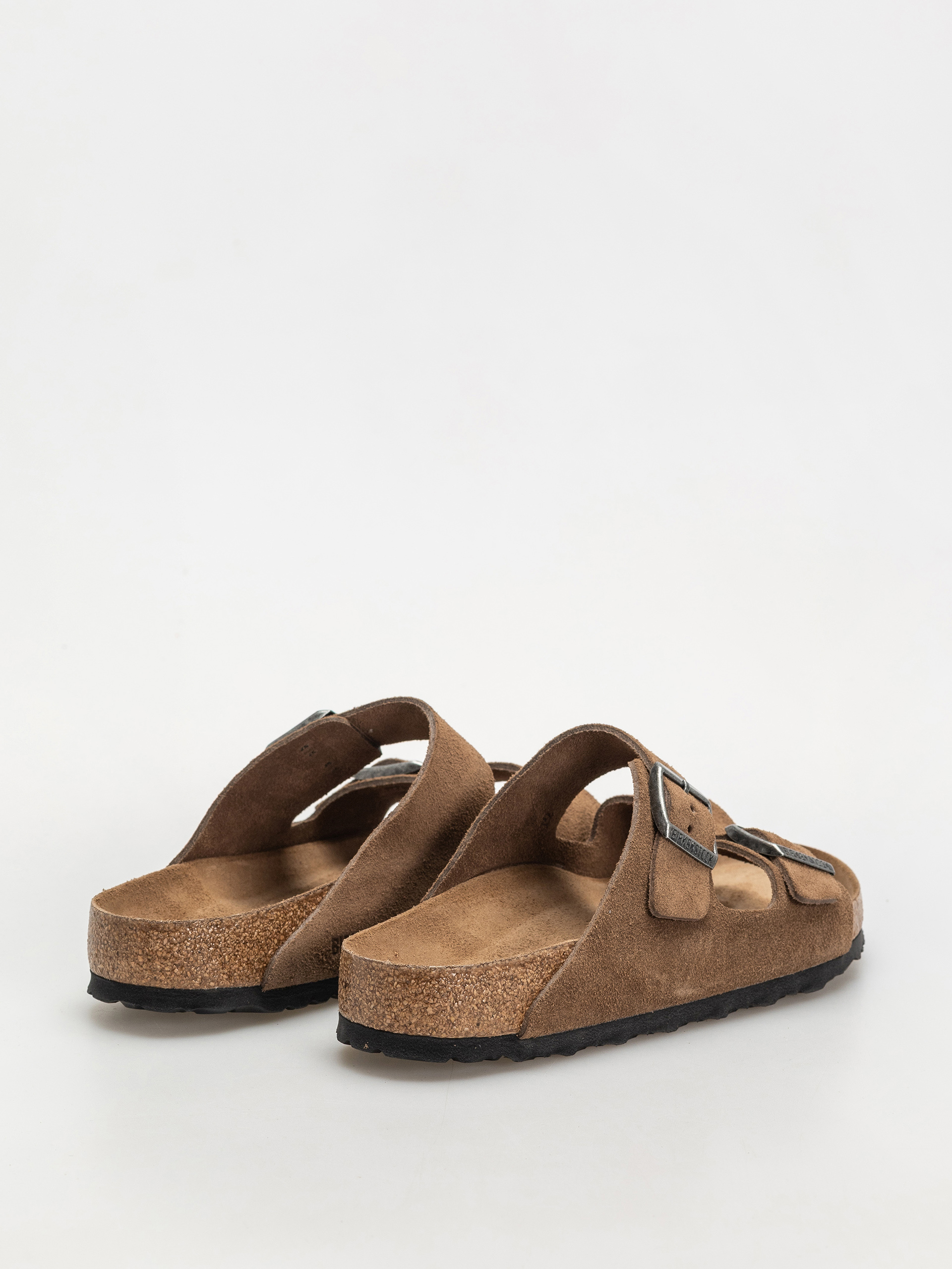Šľapky Birkenstock Arizona Suede Leather Regular (dark tea)
