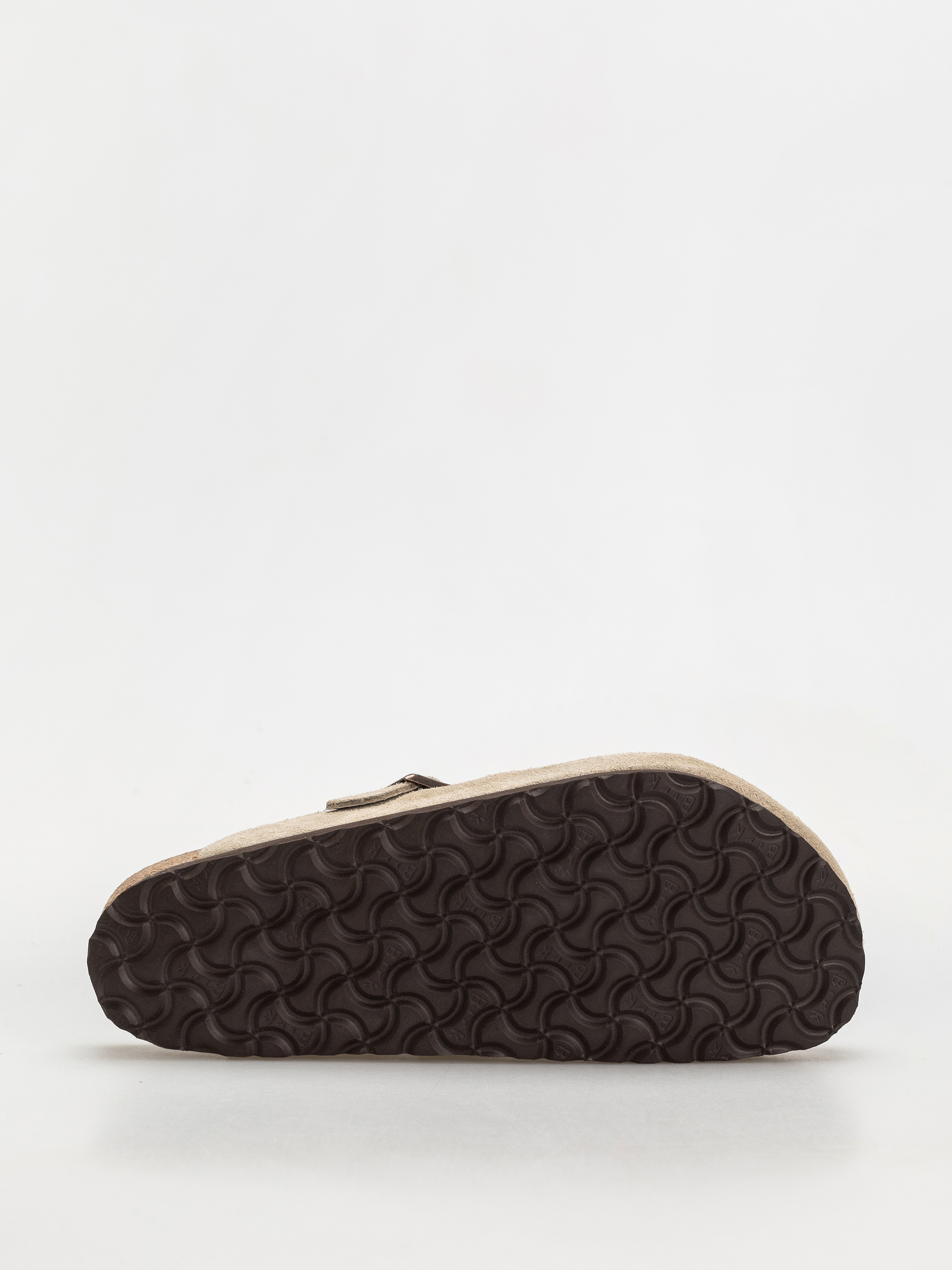 Šľapky Birkenstock Boston Suede Leather Regular (taupe)