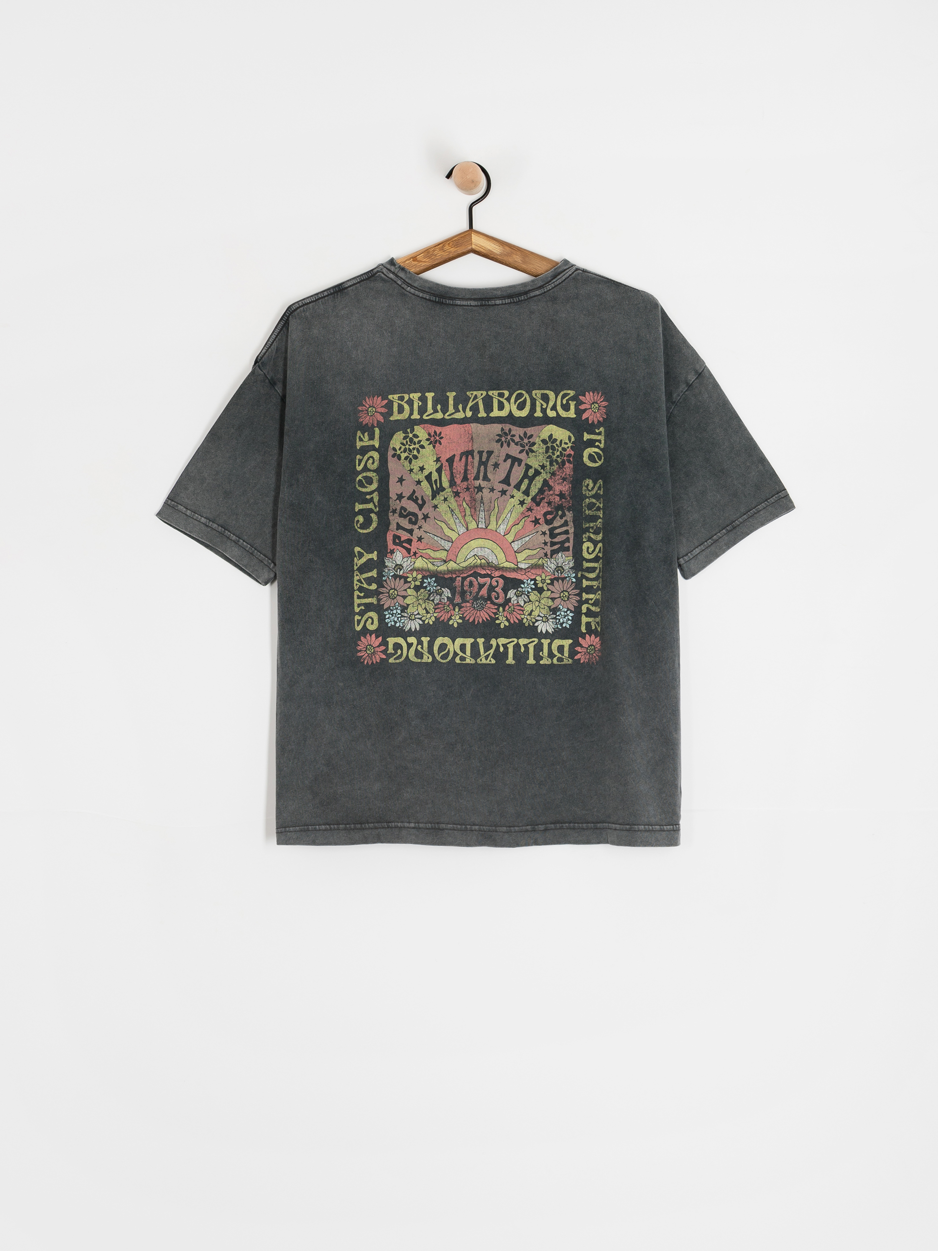 Tričko Billabong Out Until Dawn Wmn (off black)