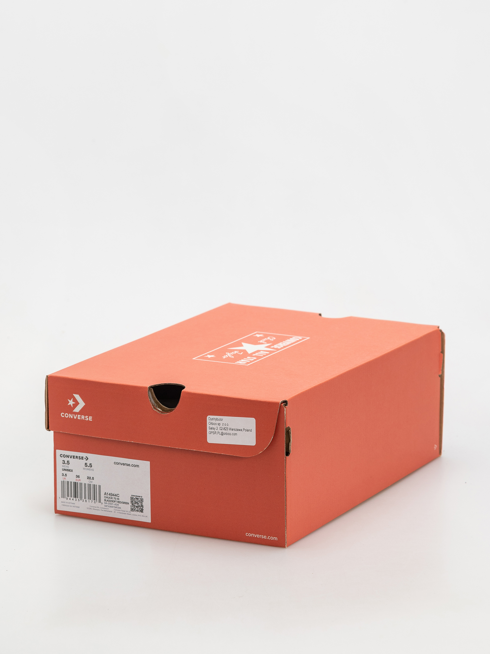 Tenisky Converse Chuck 70 Hi (black/soft red/green)