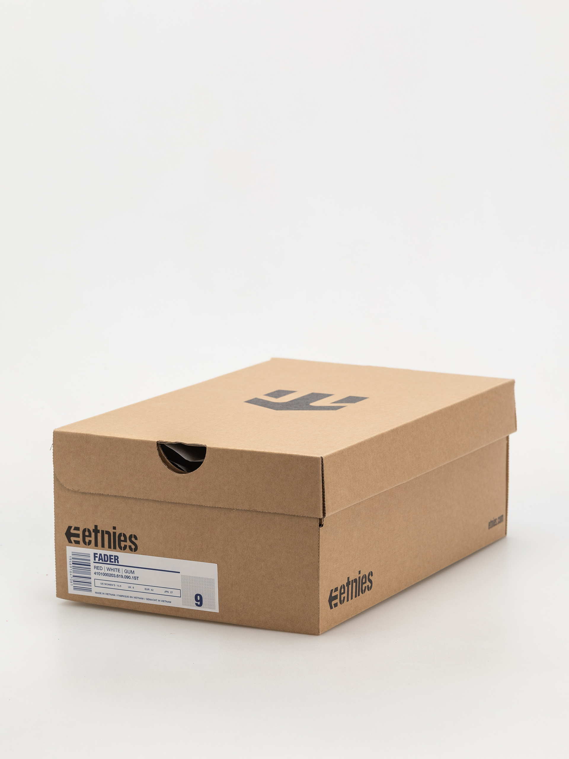 Topánky Etnies Fader (red/white/gum)