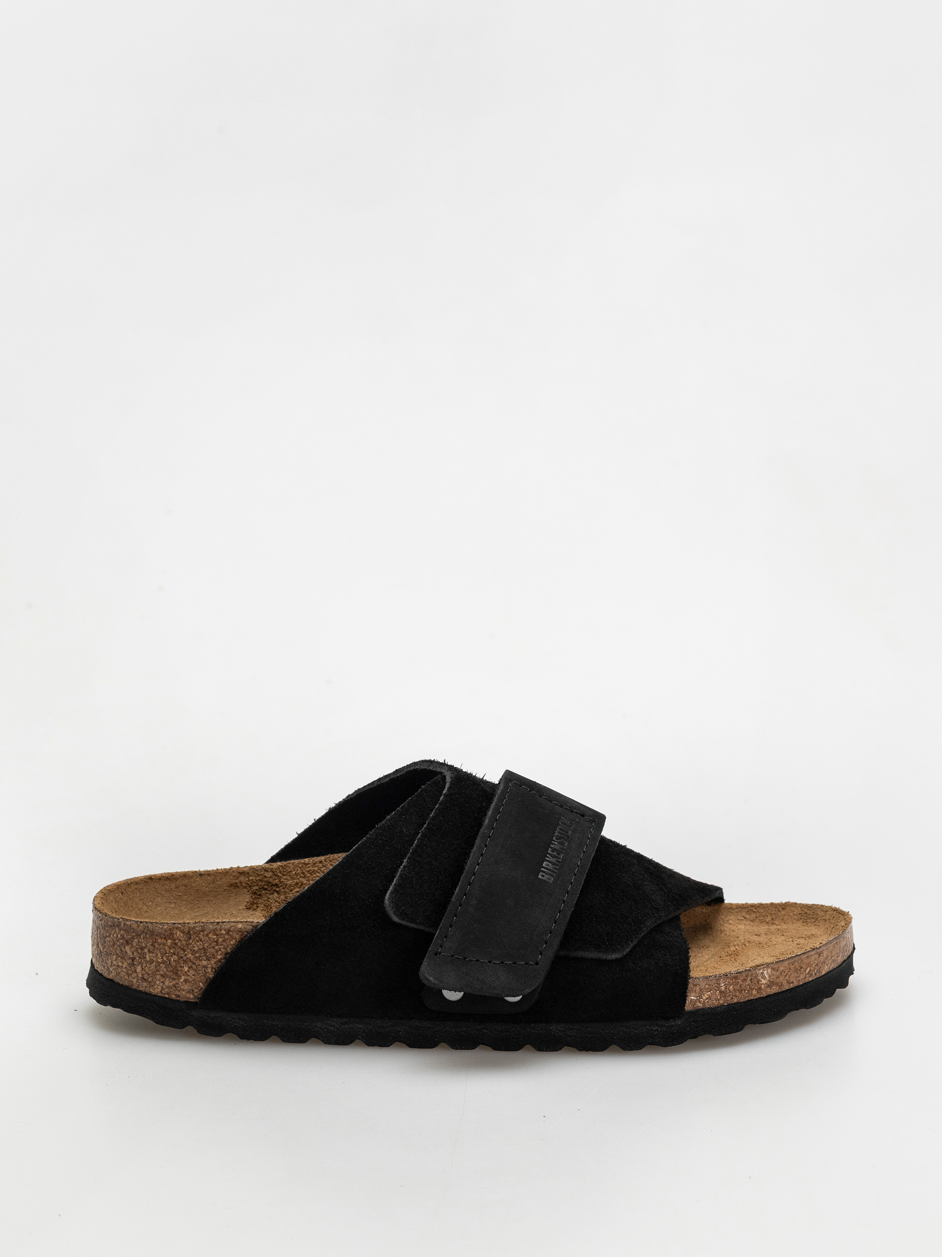 Šľapky Birkenstock Kyoto Nubuck Suede Leather Narrow Wmn (black)