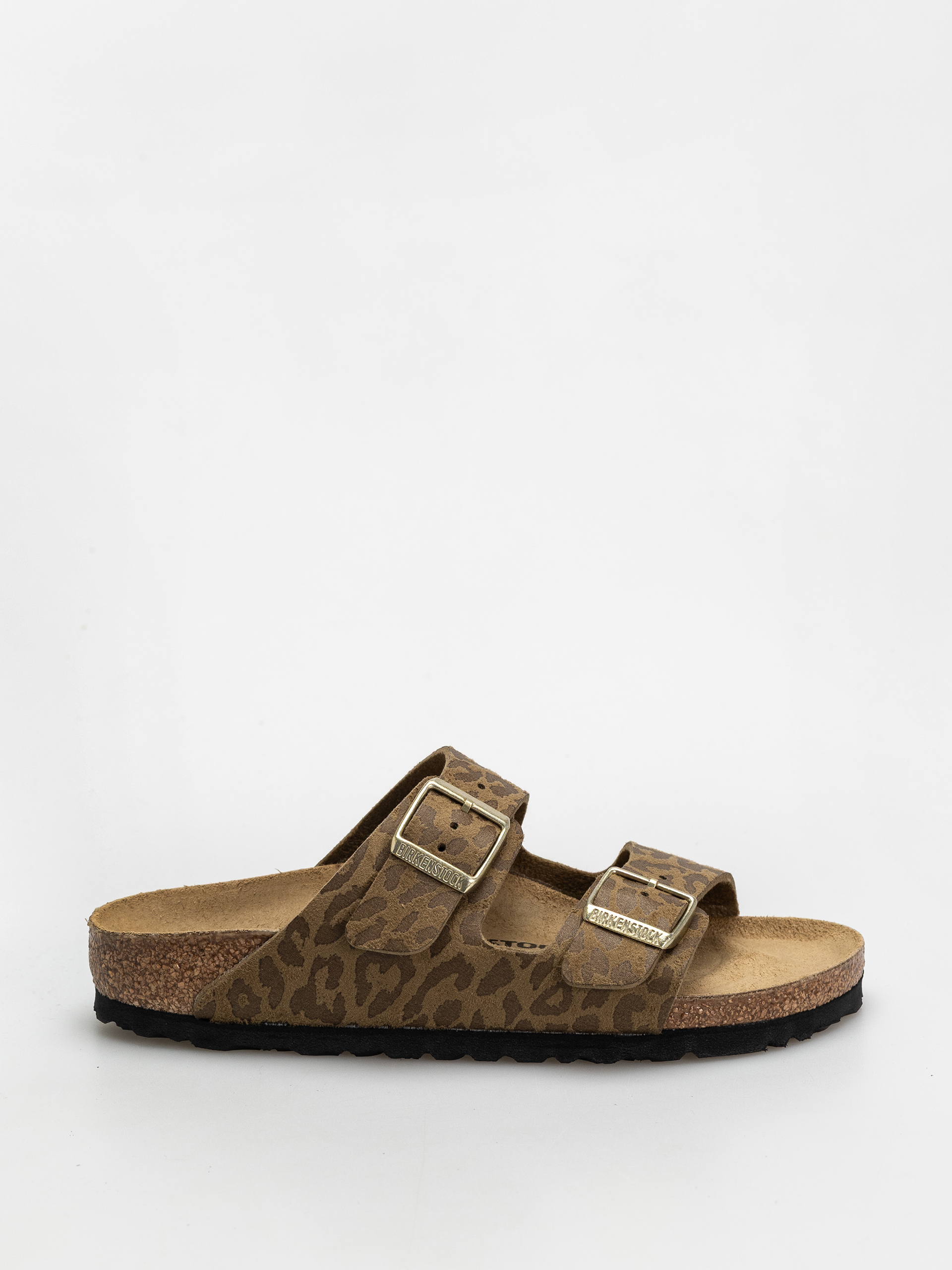 Šľapky Birkenstock Arizona Synthetics Narrow Wmn (leo khaki)