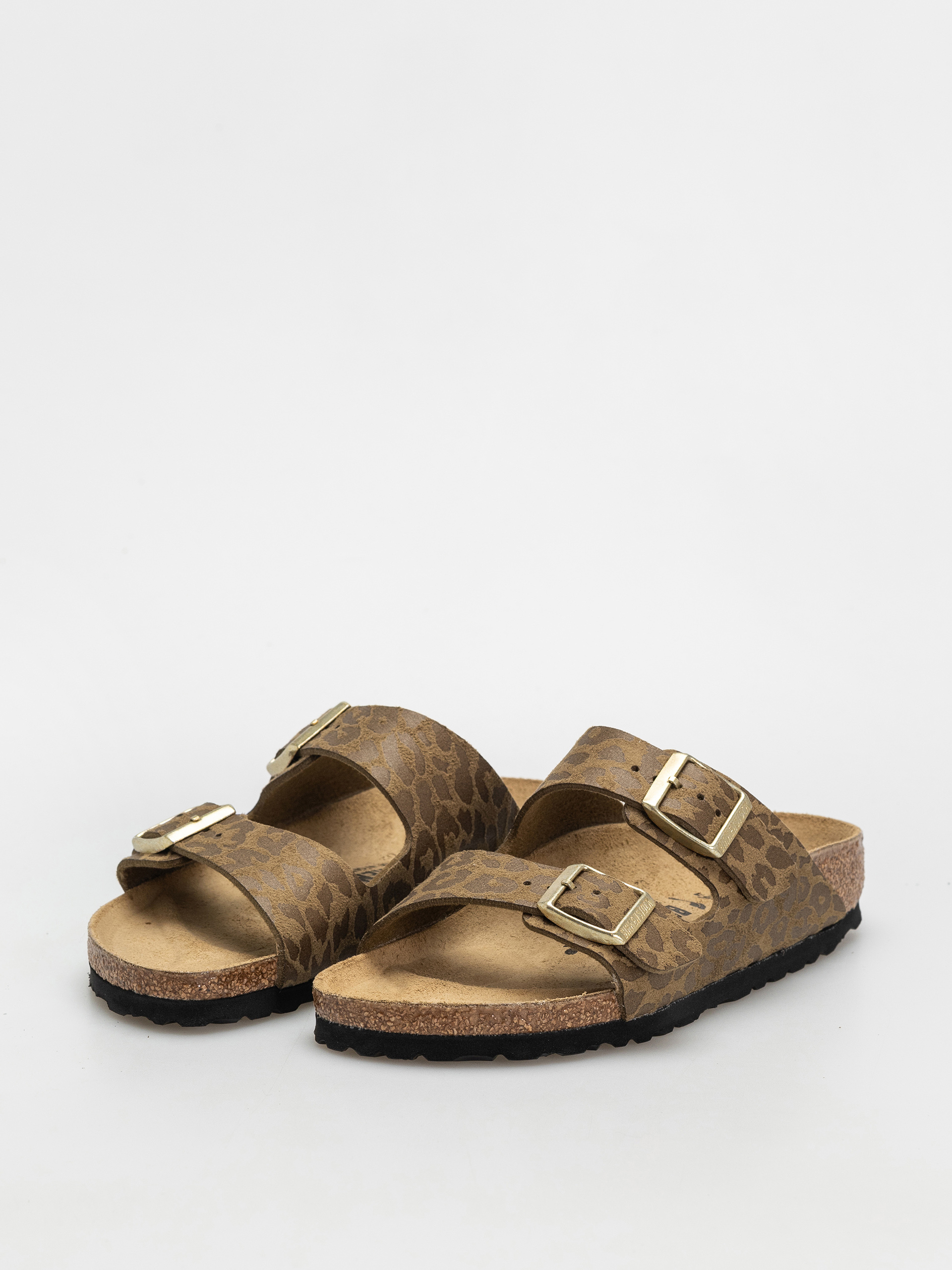 Šľapky Birkenstock Arizona Synthetics Narrow Wmn (leo khaki)