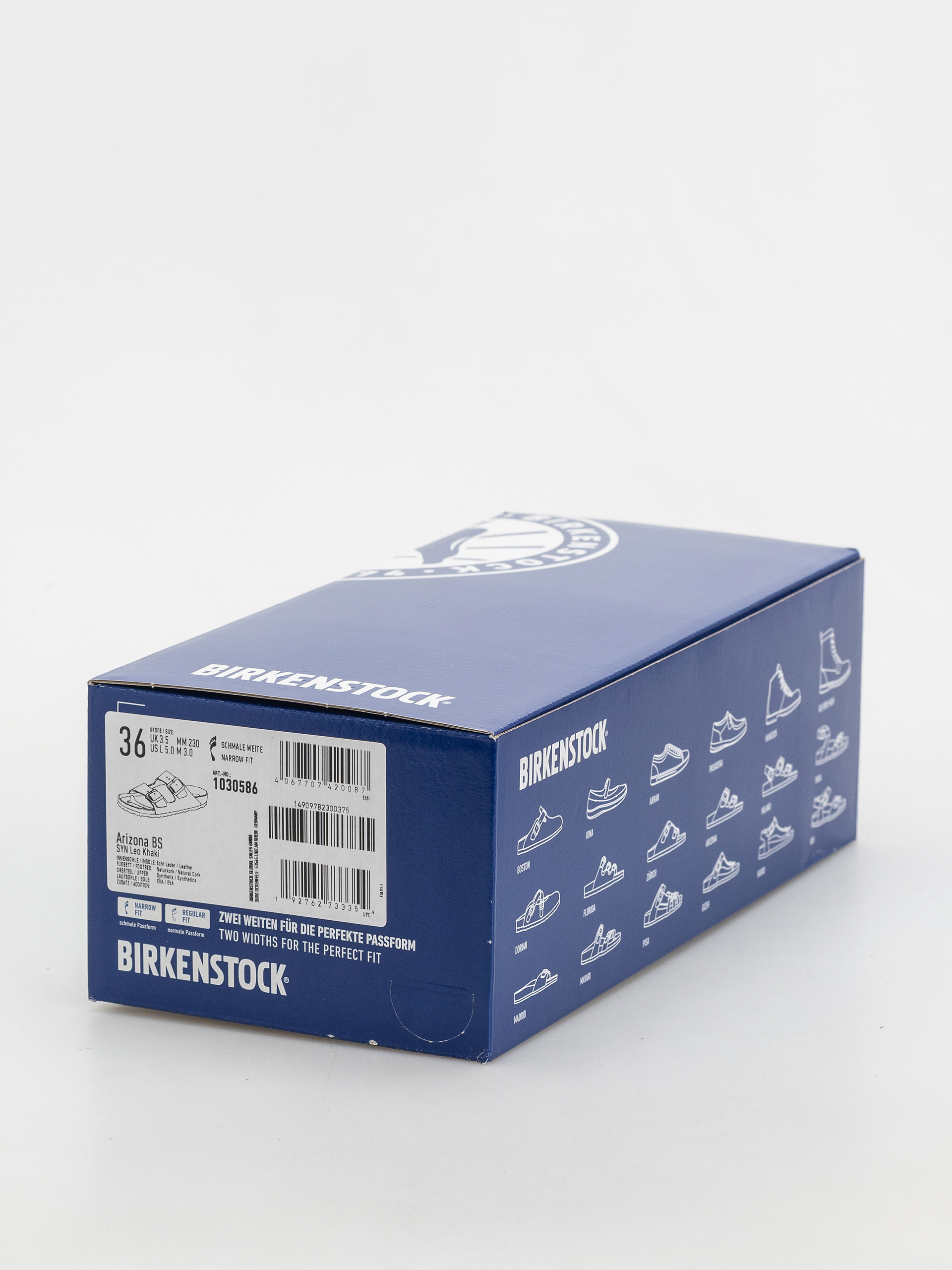 Šľapky Birkenstock Arizona Synthetics Narrow Wmn (leo khaki)