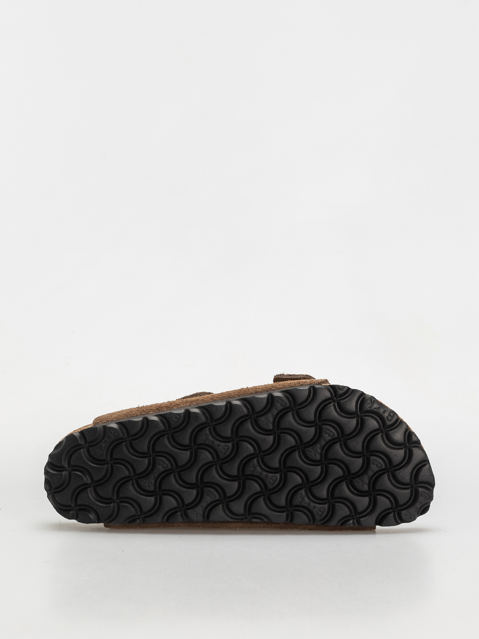 Šľapky Birkenstock Arizona Suede Leather Narrow Wmn (dark tea)