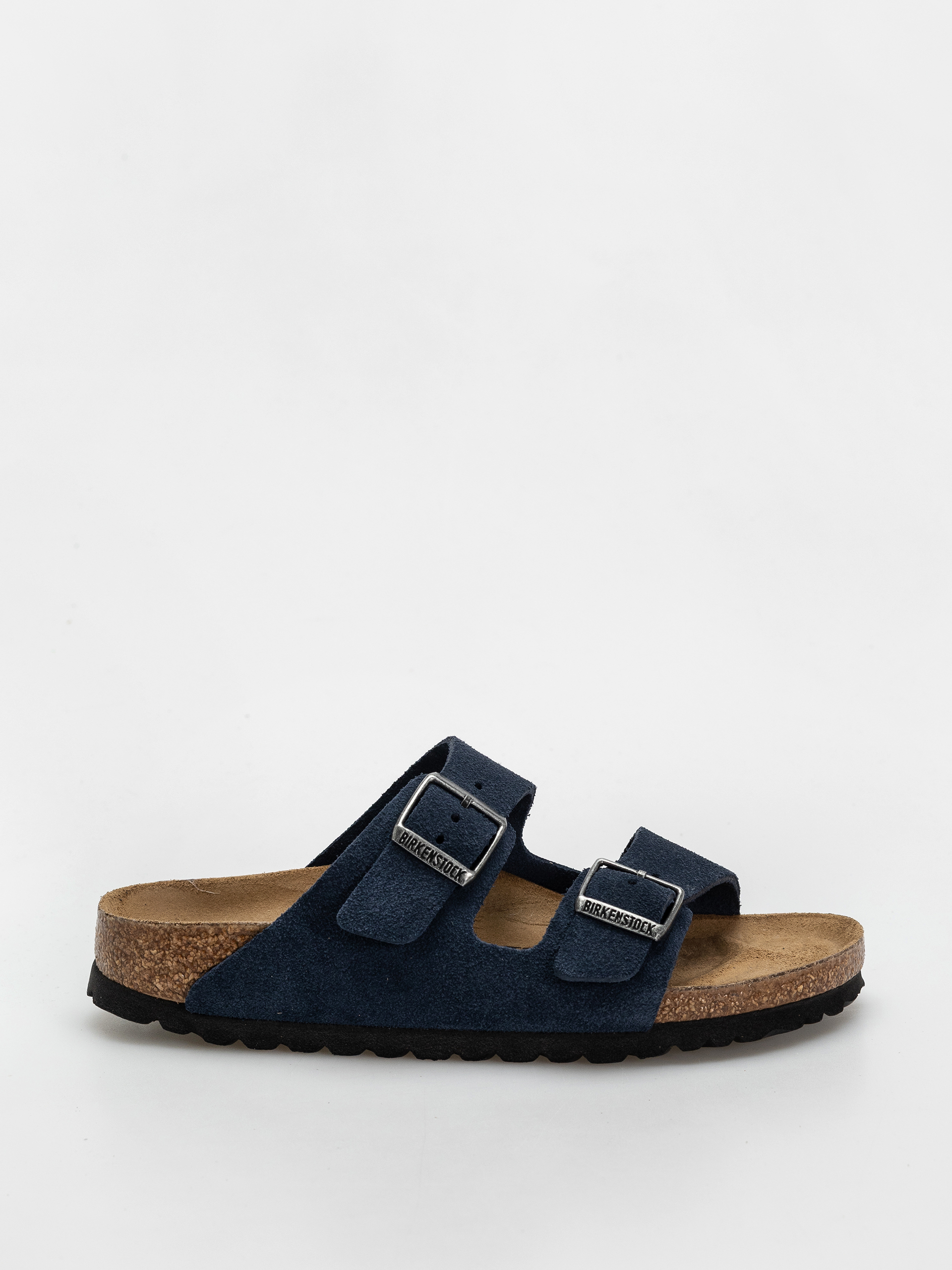 u0160u013eapky Birkenstock Arizona Suede Leather Narrow Wmn (new navy)