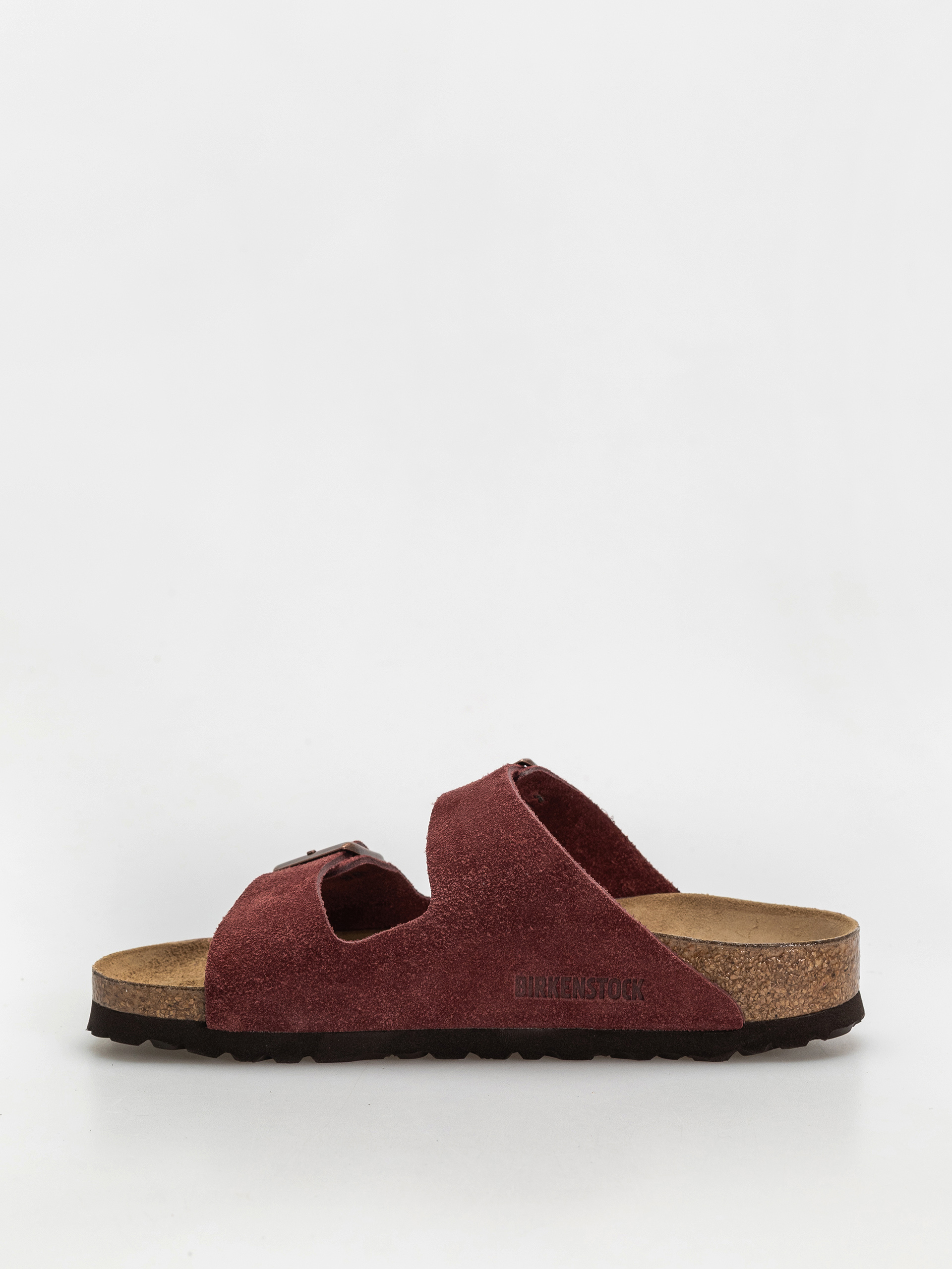 Šľapky Birkenstock Arizona Suede Leather Narrow Wmn (zinfandel)