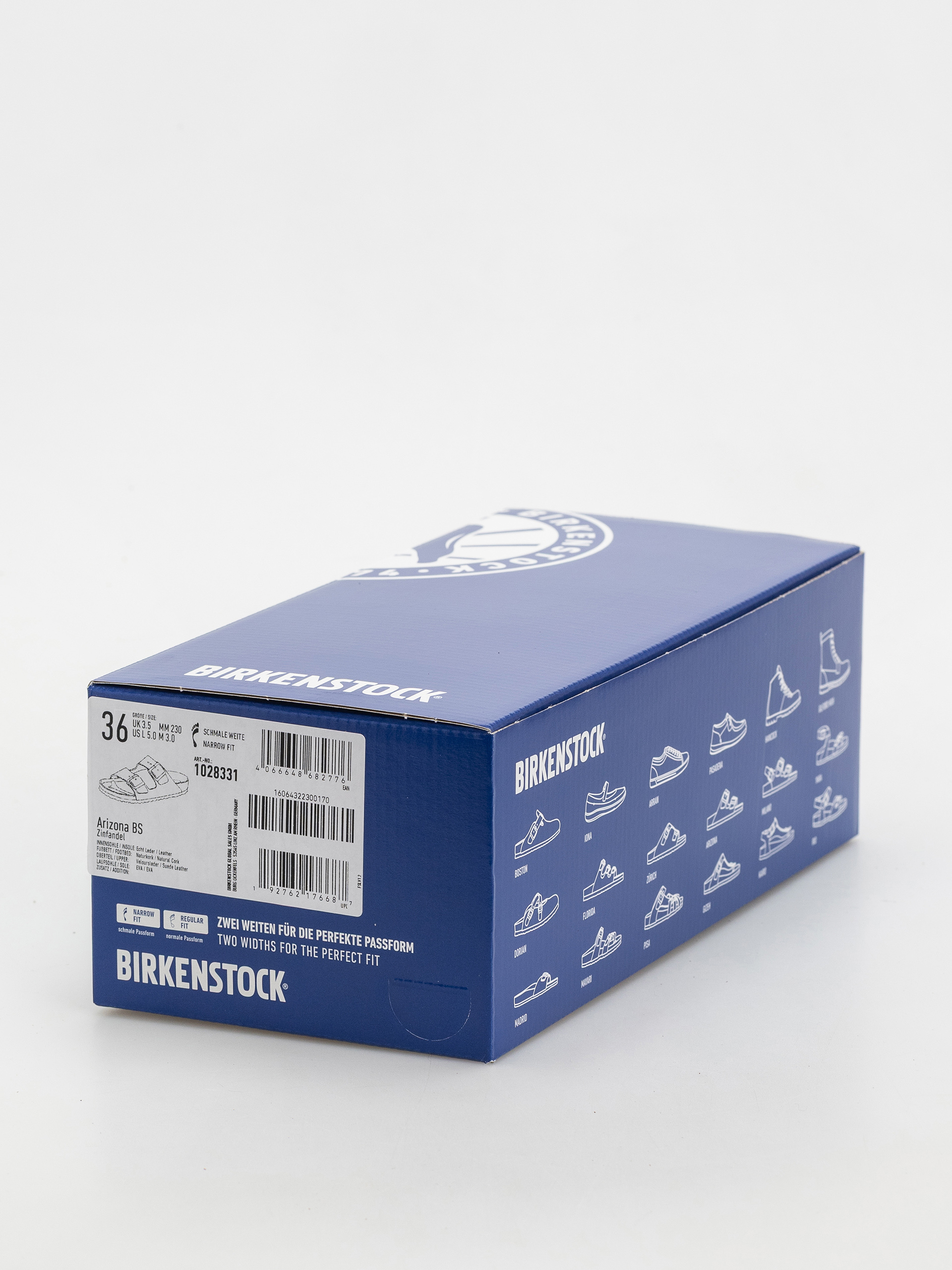 Šľapky Birkenstock Arizona Suede Leather Narrow Wmn (zinfandel)