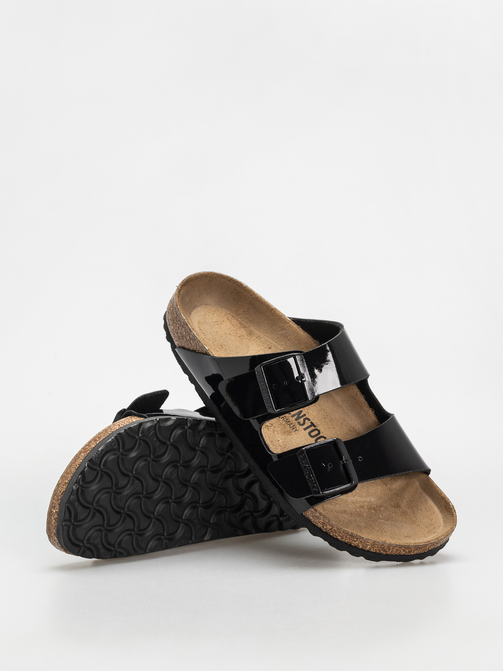 Šľapky Birkenstock Arizona Narrow Wmn (patent black)