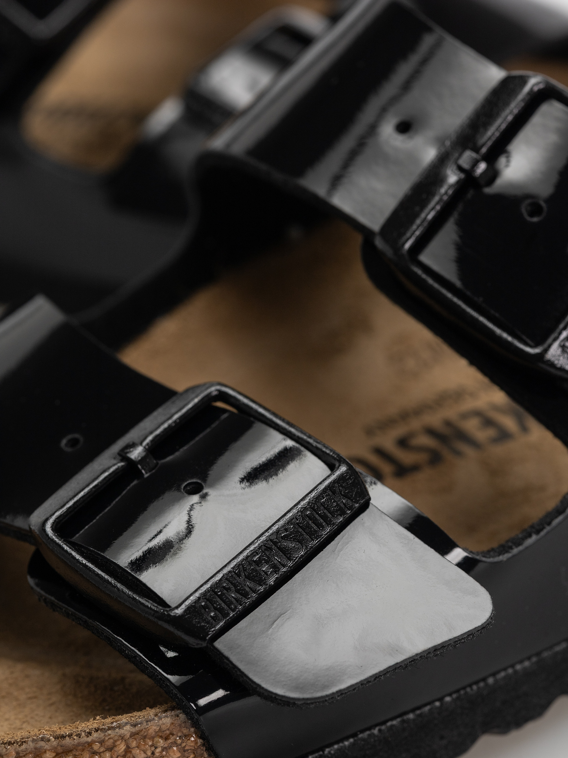 Šľapky Birkenstock Arizona Narrow Wmn (patent black)