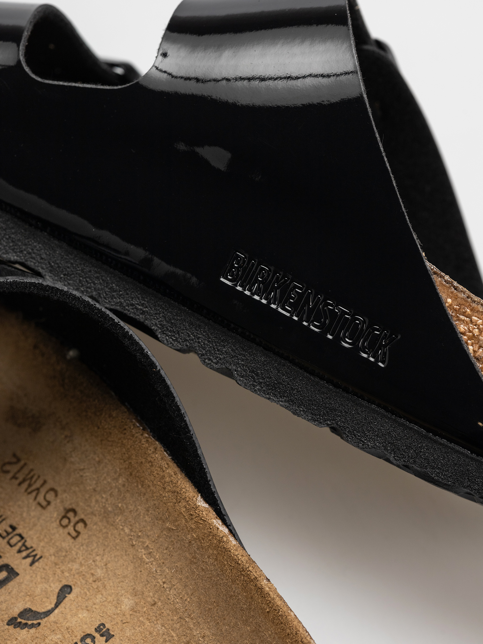 Šľapky Birkenstock Arizona Narrow Wmn (patent black)