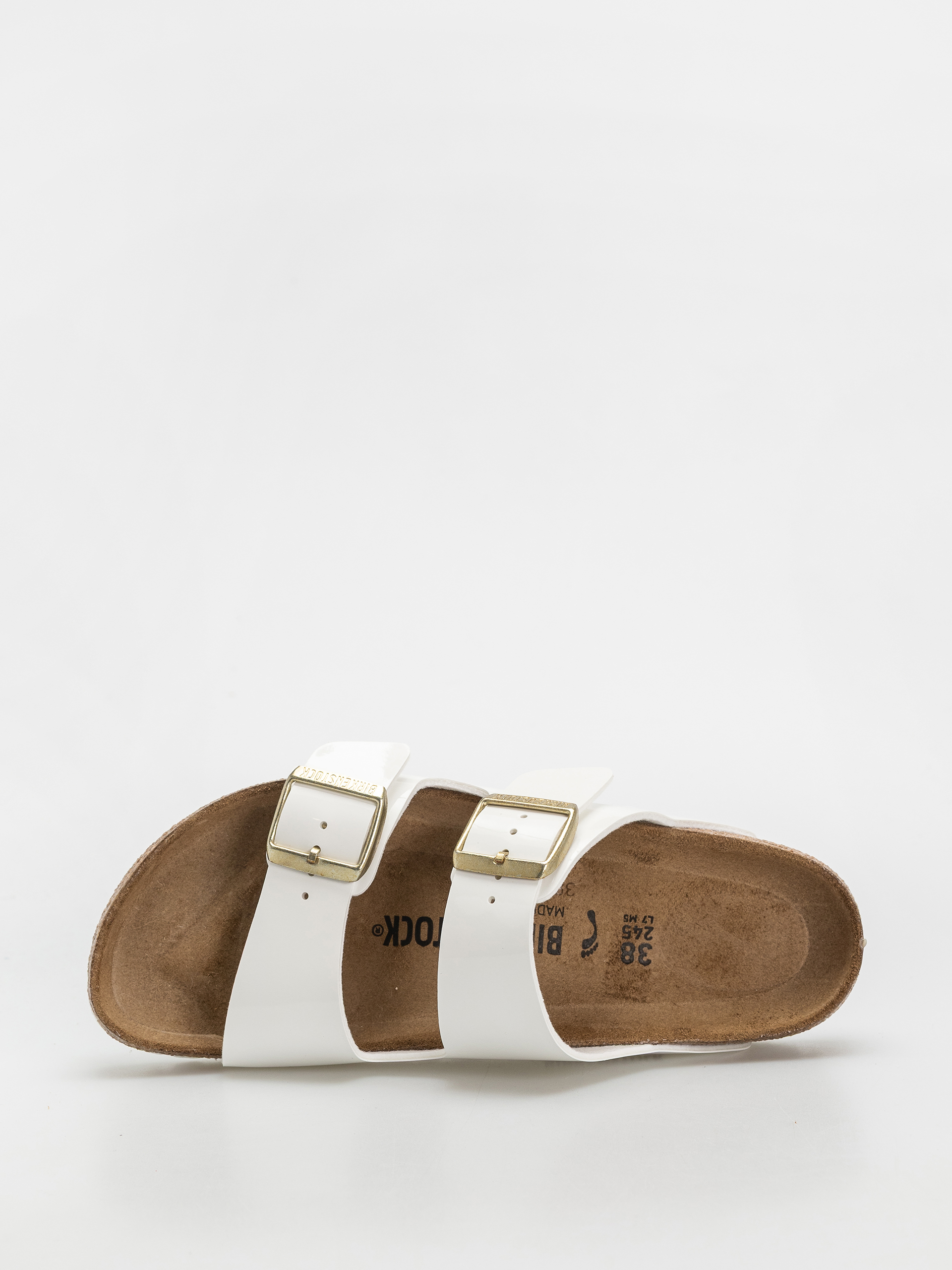 Šľapky Birkenstock Arizona Narrow Wmn (patent white)