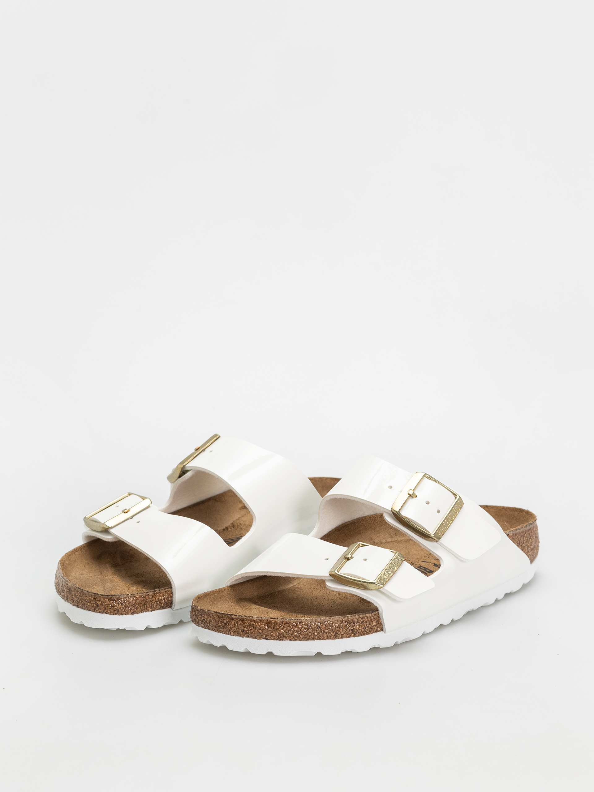Šľapky Birkenstock Arizona Narrow Wmn (patent white)
