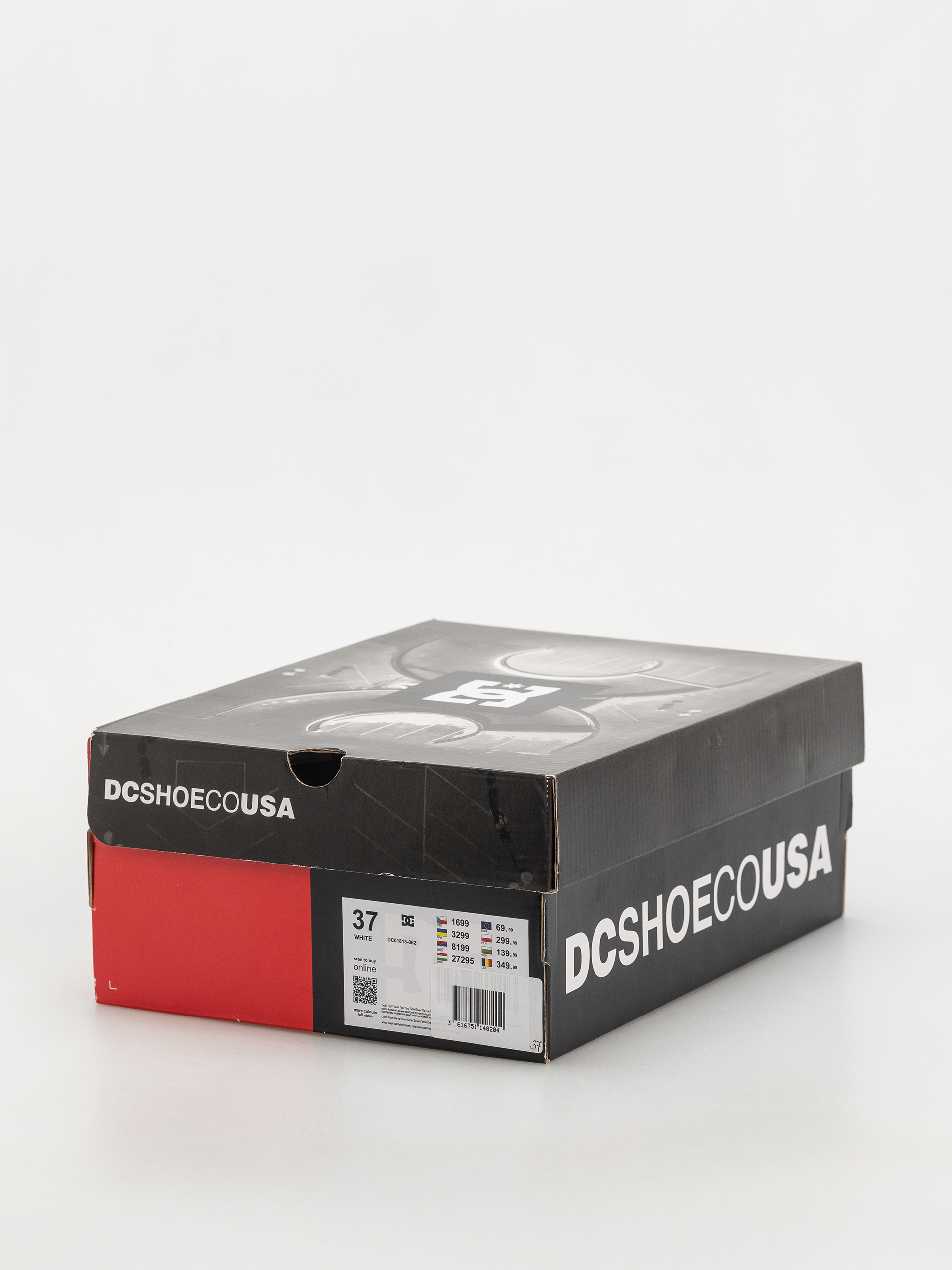 Topánky DC Stag (black/white fade)