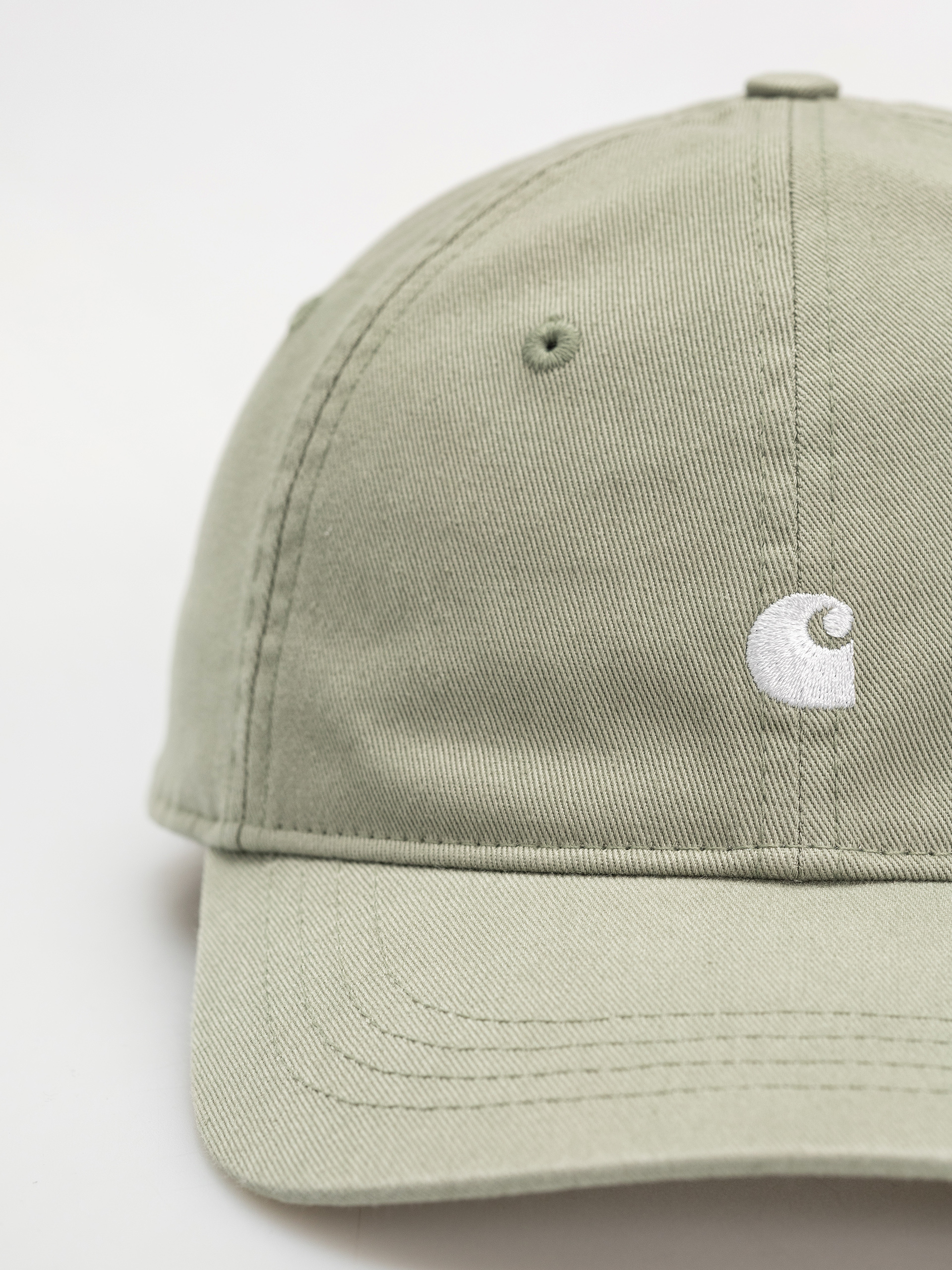 Šiltovka Carhartt WIP Madison Logo (pale olive/white)