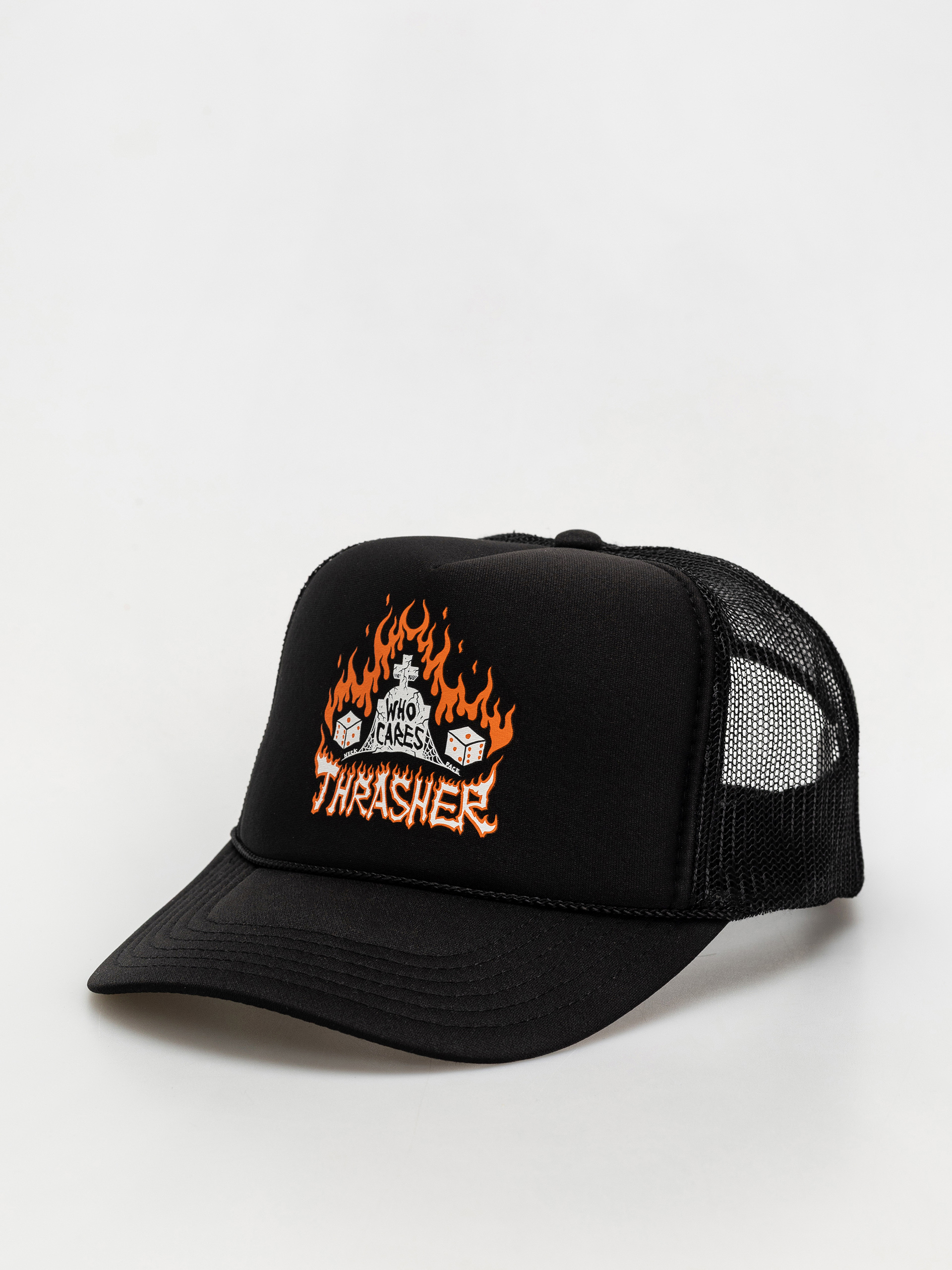 Šiltovka Thrasher Who Cares by Neckface Trucker (trucker)