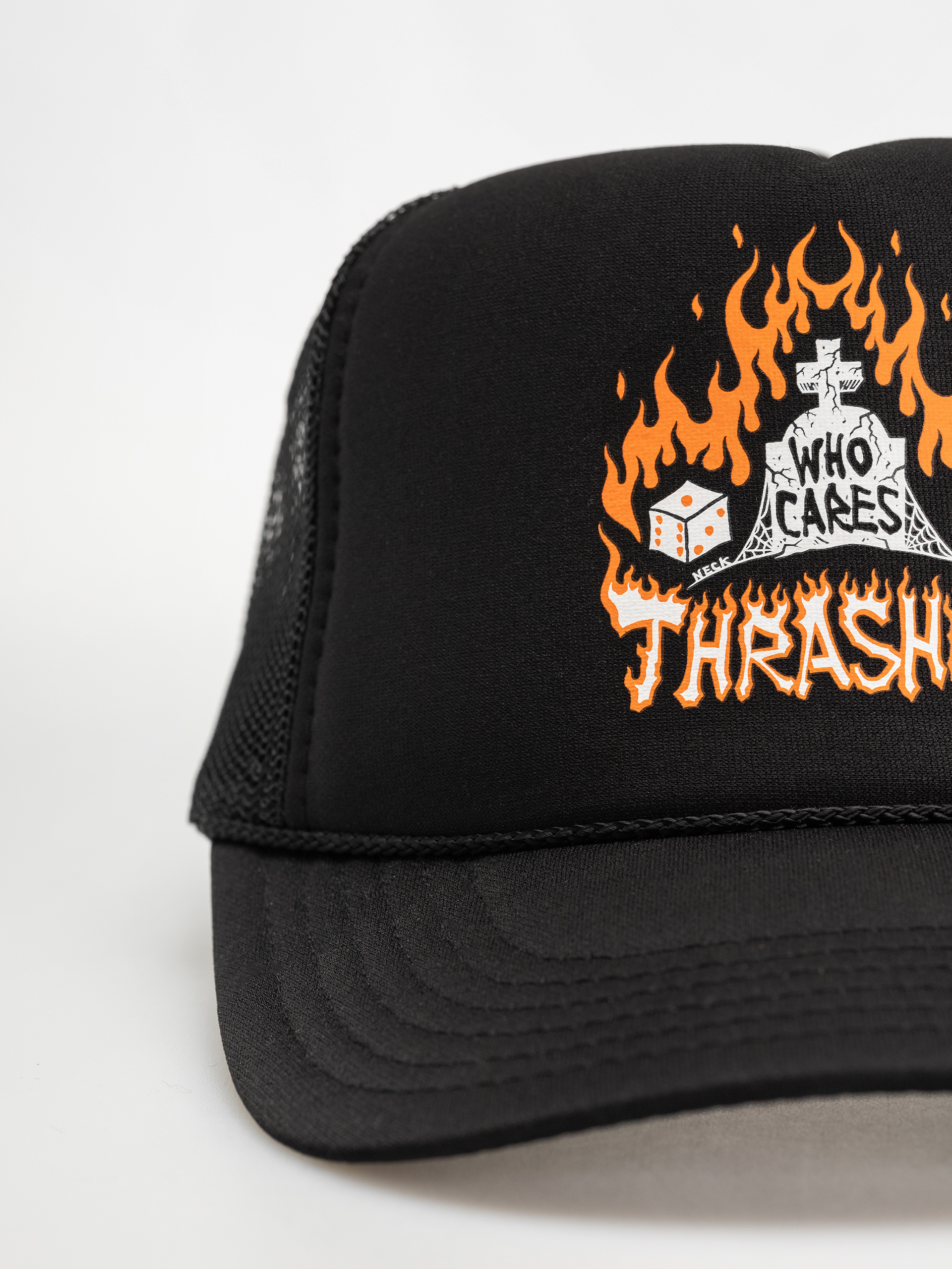 Šiltovka Thrasher Who Cares by Neckface Trucker (trucker)