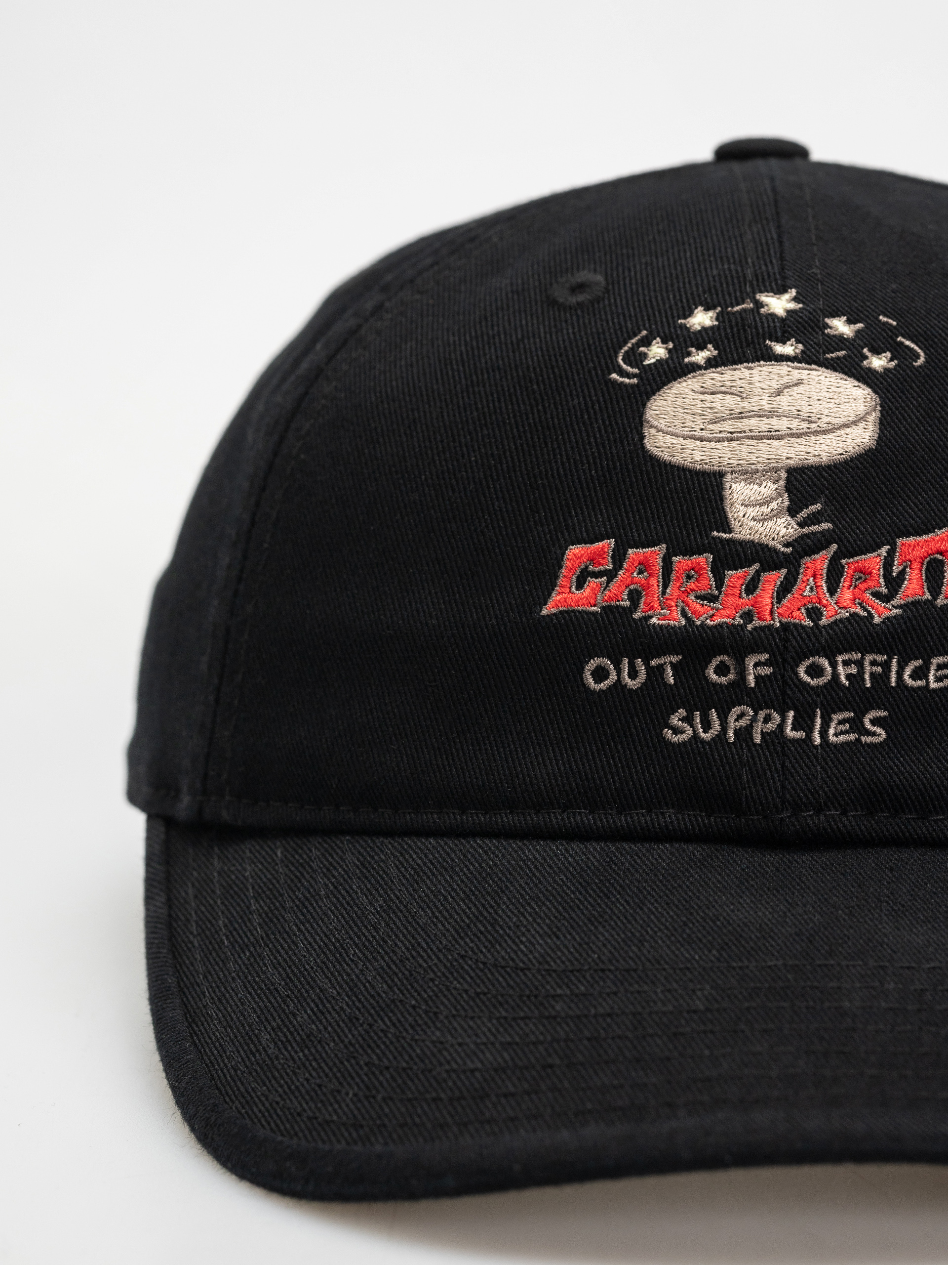 Šiltovka Carhartt WIP Office Supplies (black)